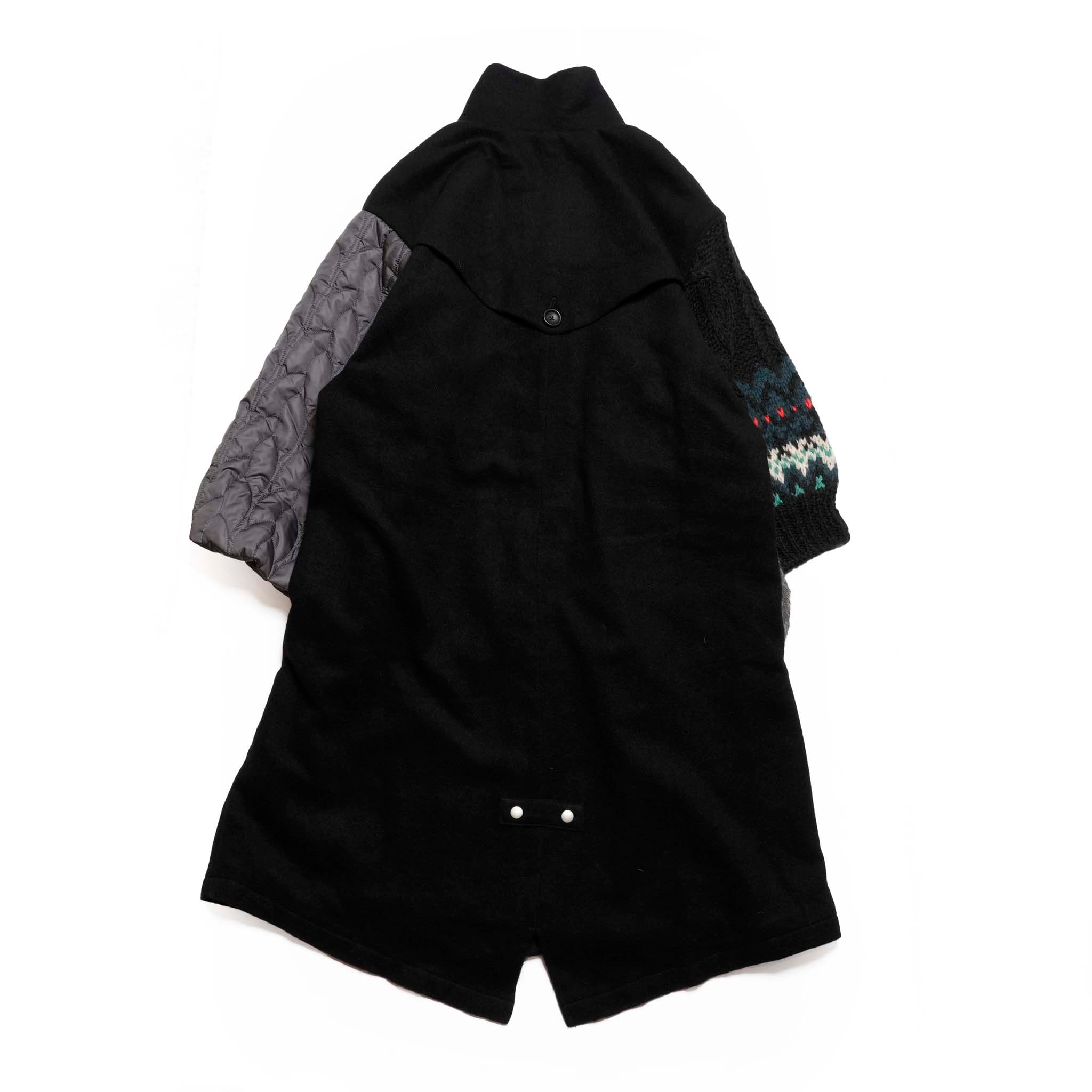 OOPARTS Mix Gawn Coat | Color_Black | No_bsd25aw-01_black【BEDSIDEDRAMA_ベッドサイドドラマ】