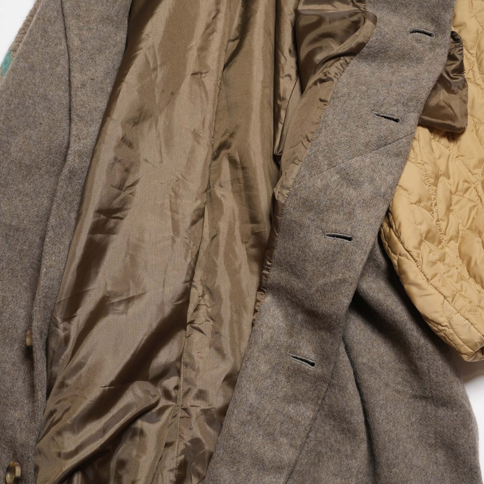 OOPARTS Mix Gawn Coat | Color_Beige | No_bsd25aw-01_beige