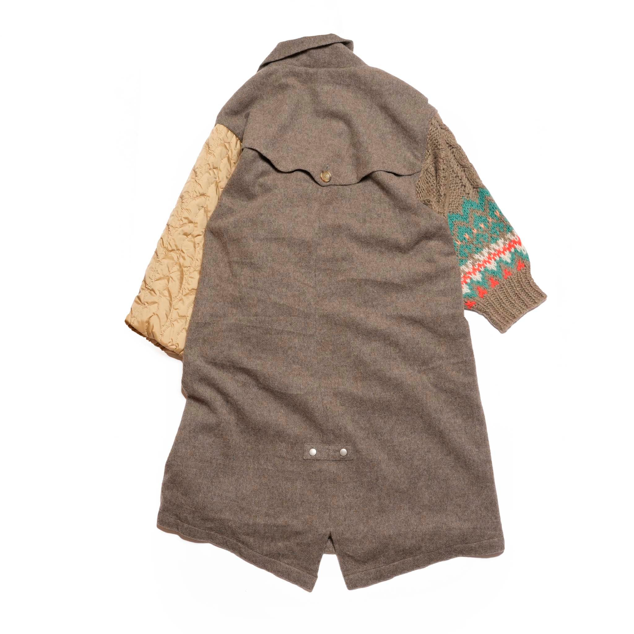 OOPARTS Mix Gawn Coat | Color_Beige | No_bsd25aw-01_beige【BEDSIDEDRAMA_ベッドサイドドラマ】