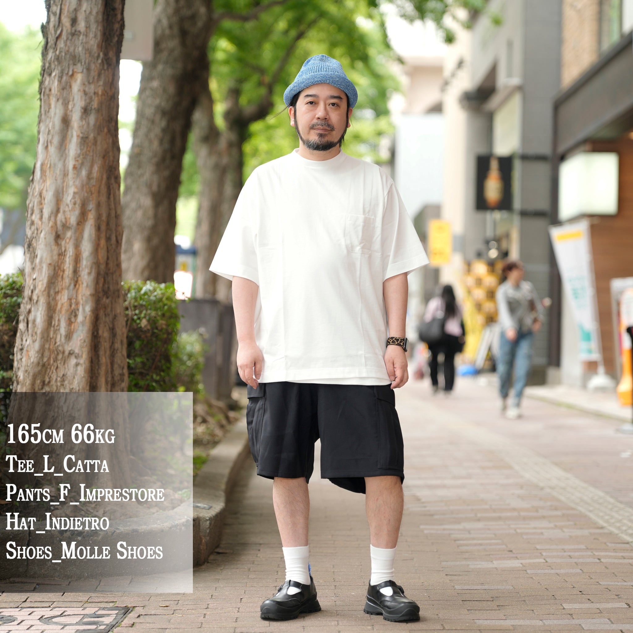 HCPN-02_White | AMERICAN CREW NECK PKT T-SHIRT-BALANCIRCULAR | Color:White【CATTA SHIRTS_カッタ シャツ】