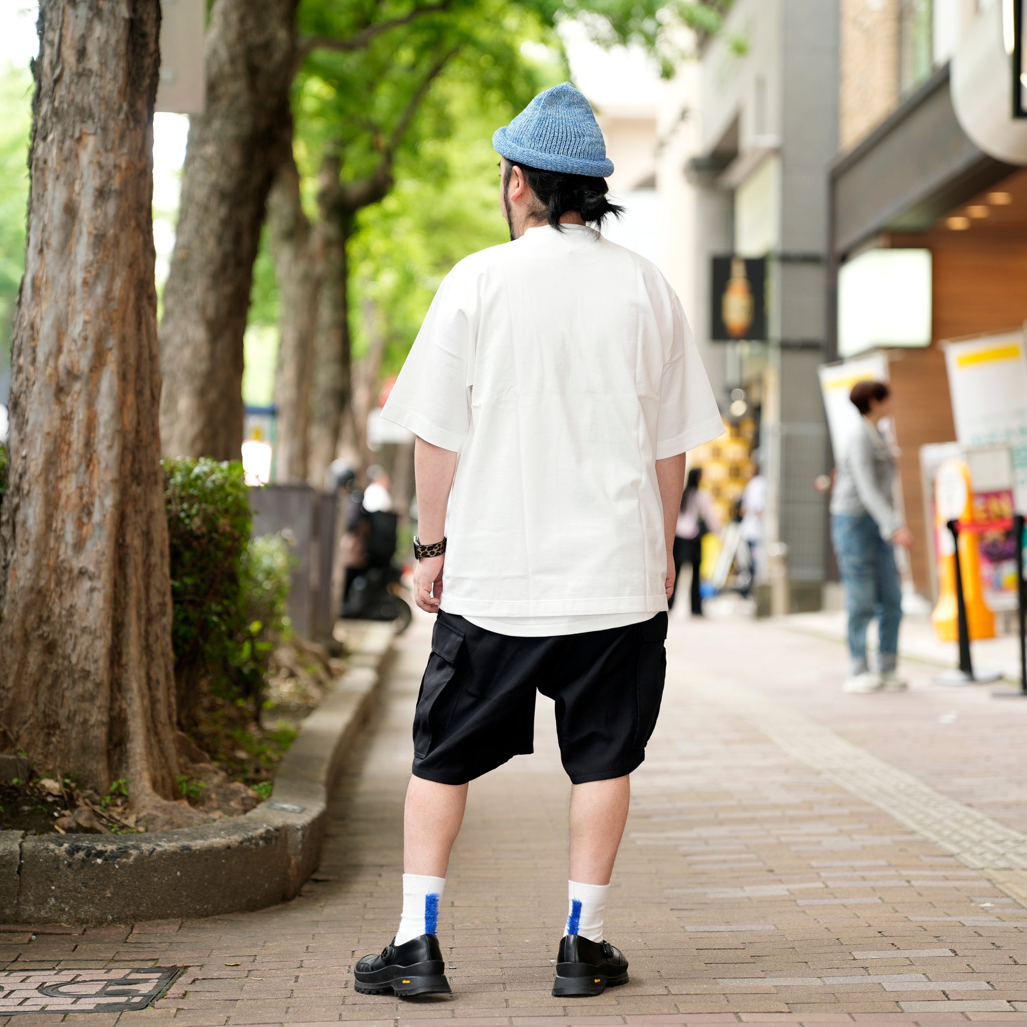 HCPN-02_White | AMERICAN CREW NECK PKT T-SHIRT-BALANCIRCULAR | Color:White【CATTA SHIRTS_カッタ シャツ】