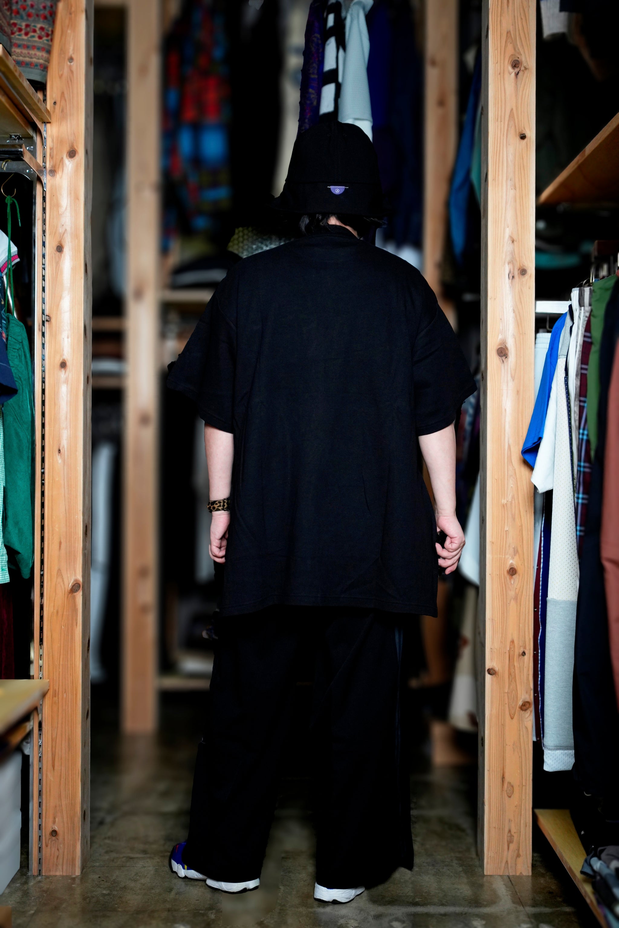 SNS24-RE-T02 | SeRE：FYI tee -BLACK 【SEIVSON_セイブソン】