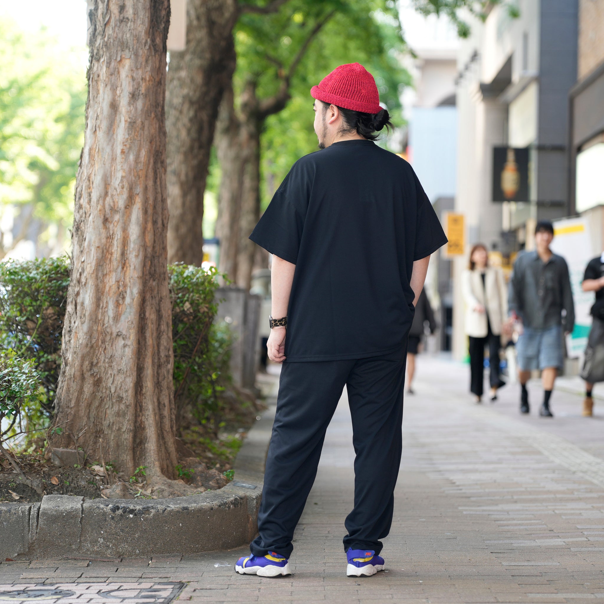 [ RELAX FIT SPORTS №136 ]　 Fruits trycool Pocket S/S | Col_Black【RELAX FIT_リラックスフィット】【ネコポス選択可能】