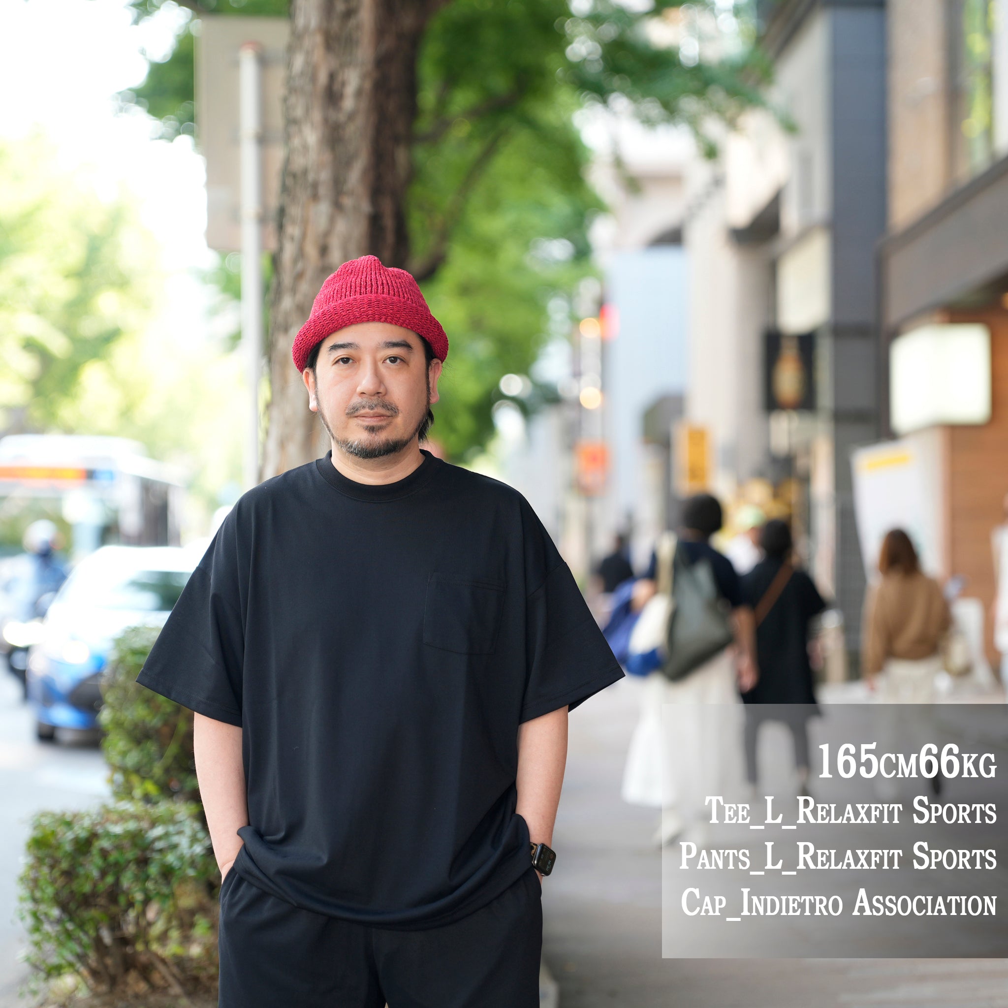 [ RELAX FIT SPORTS №136 ]　 Fruits trycool Pocket S/S | Col_Black【RELAX FIT_リラックスフィット】【ネコポス選択可能】