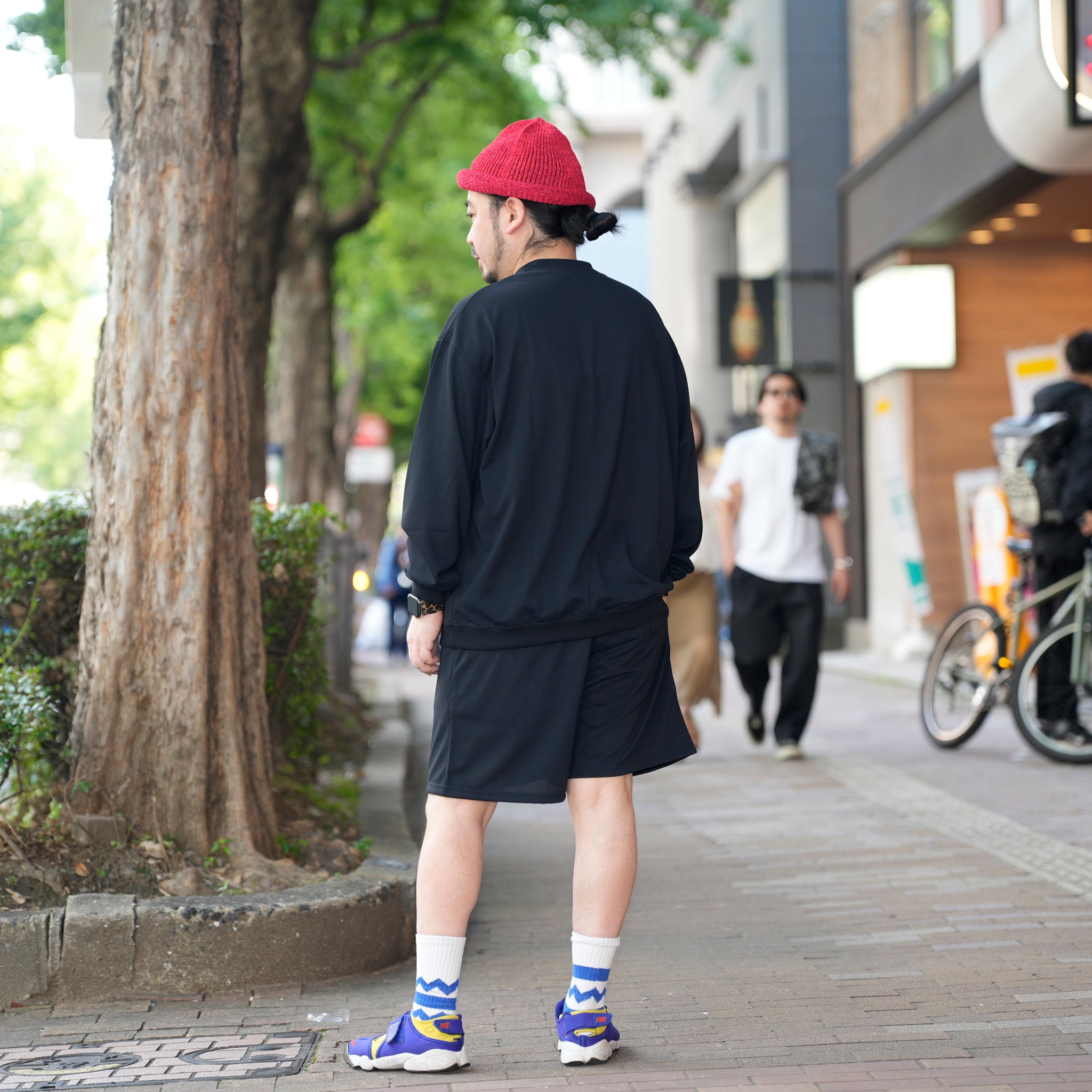 [ RELAX FIT SPORTS №138 ]　 smoketone trycool Pocket L/S | Col_Black【RELAX FIT_リラックスフィット】