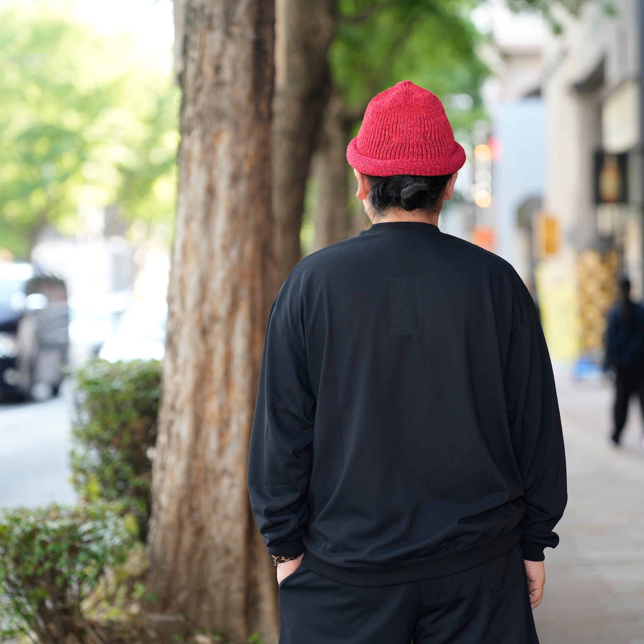 [ RELAX FIT SPORTS №138 ]　 smoketone trycool Pocket L/S | Col_Black【RELAX FIT_リラックスフィット】