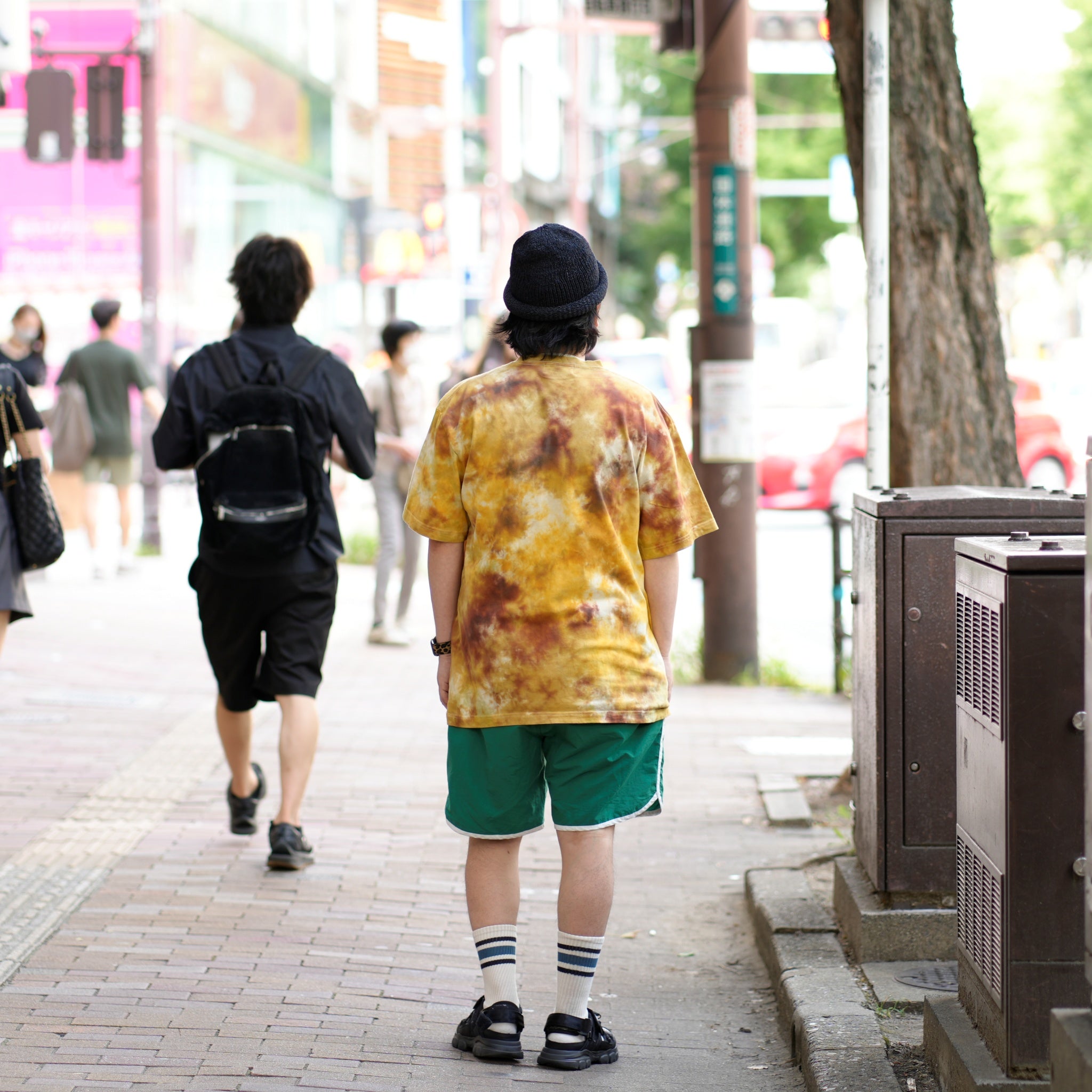 JC2488909 | SWAMP TEE | Color:Navy/Yellow/Olive【NASNGWAM_ナスングワム】【JAVARA】