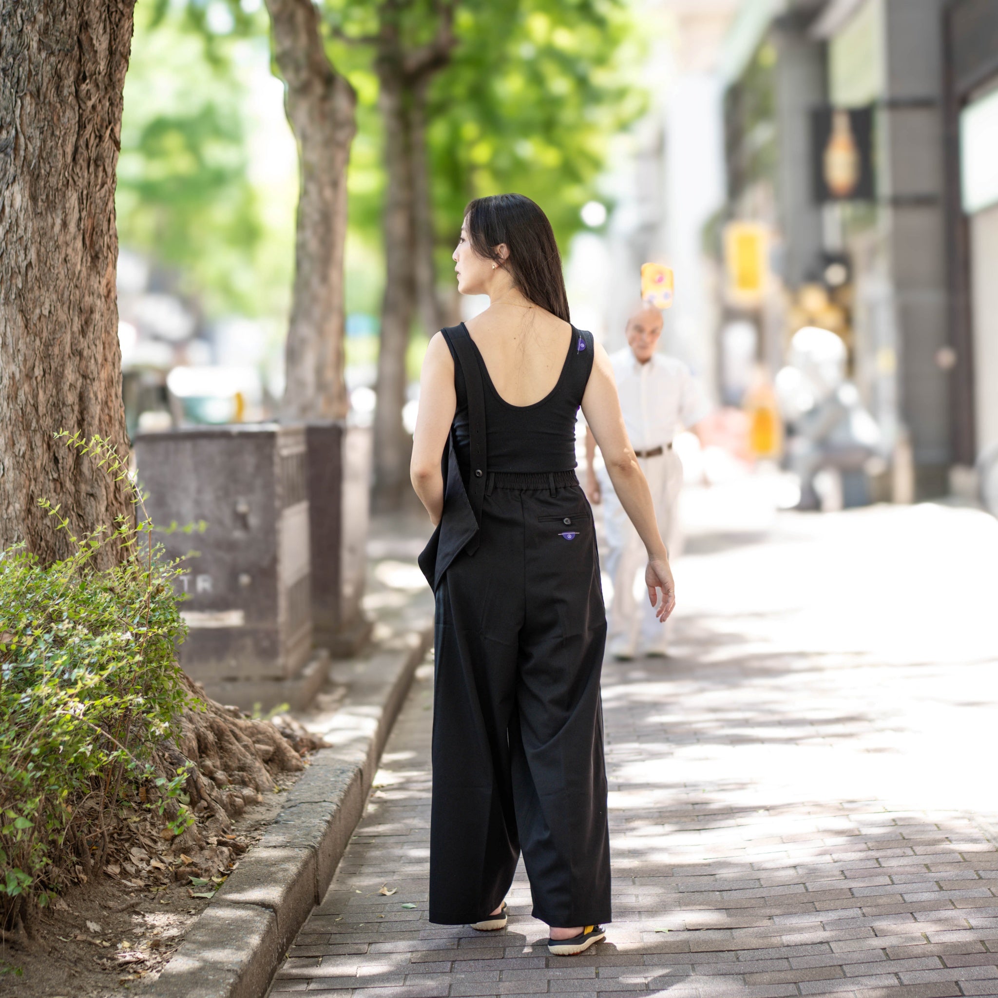 SeRE：ASAP tank top -BLACK | SeRE：FYI tee -BLACK 【SEIVSON_セイブソン】