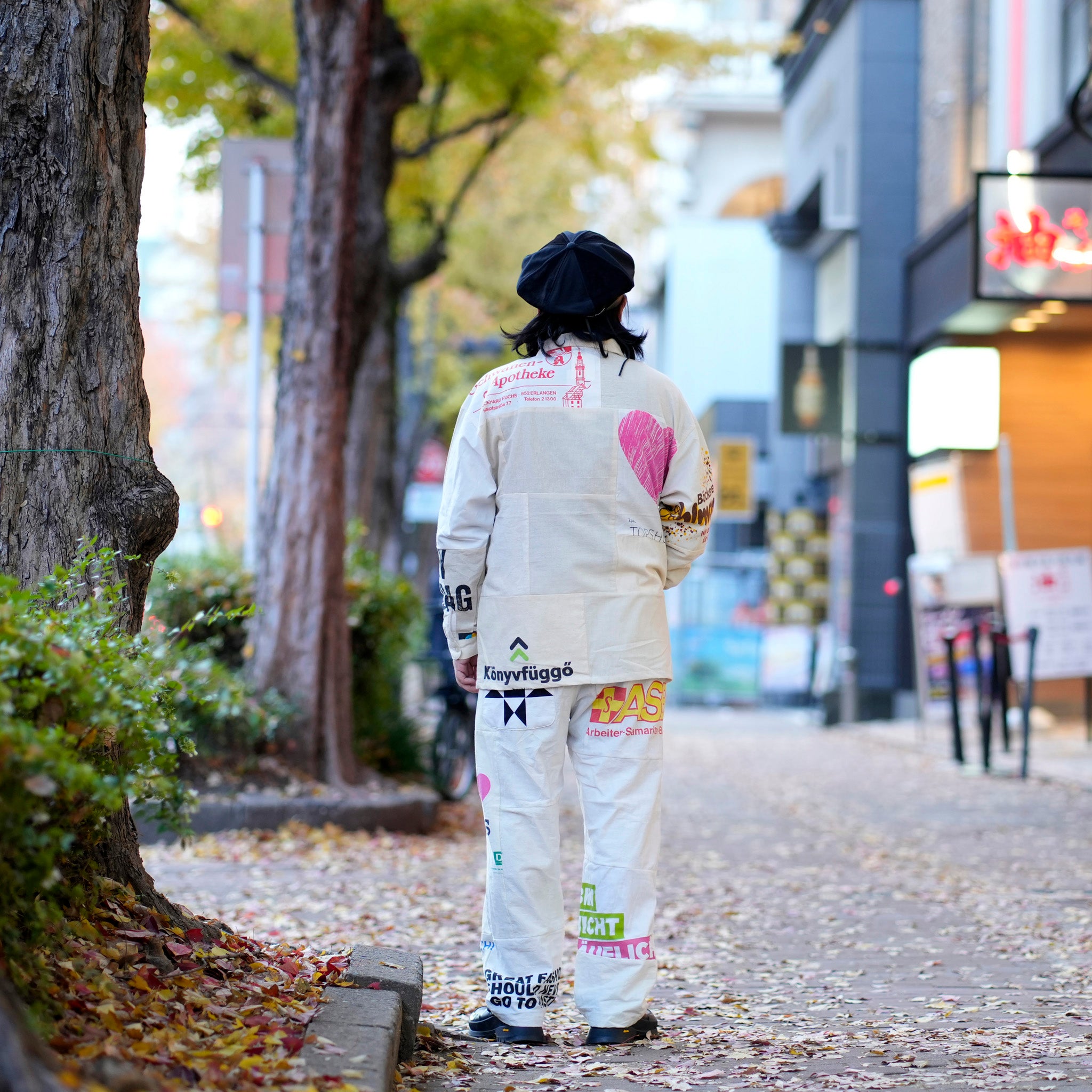 MR-2407661_B | ToteBag Patchwork Shirts | Color:B |  Size:2【Mr. Remake Man】