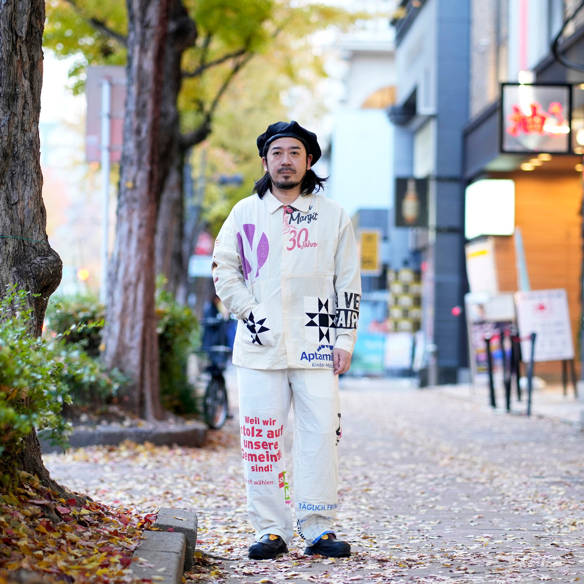 MR-2407661_B | ToteBag Patchwork Shirts | Color:B |  Size:2【Mr. Remake Man】