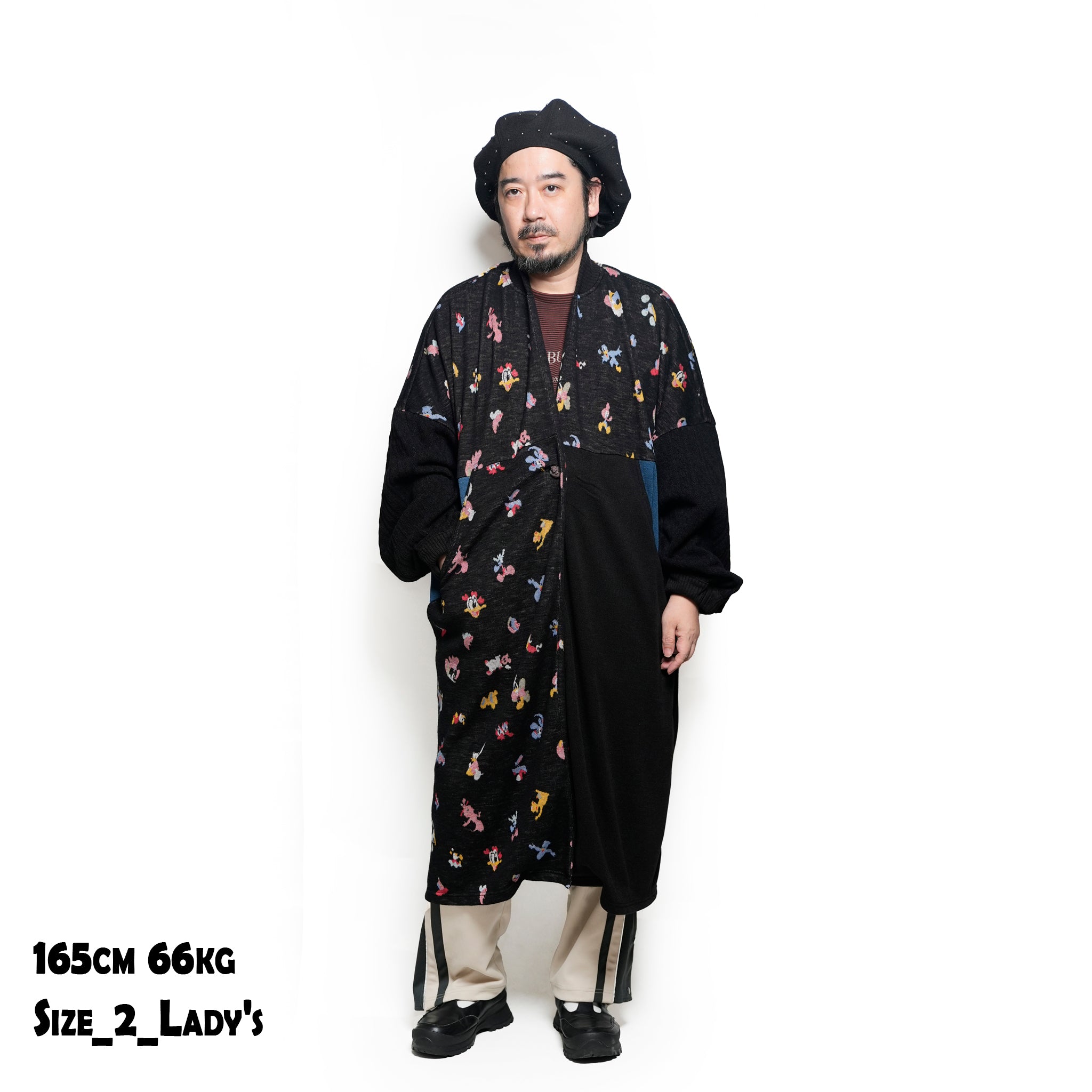 Origin Jacquard Mix Gawn | Color_Melt Bk | No_bsd25aw-10_melt bk【BEDSIDEDRAMA_ベッドサイドドラマ】
