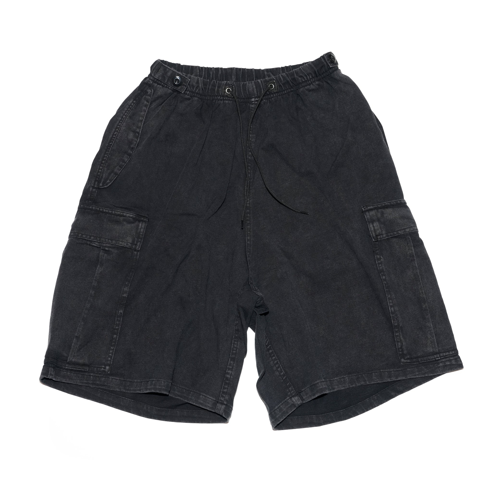 Randy shorts  t-cloth V.D | Easy Trousers Shorts | Color_Faded Black | No_cz-imst-293_faded black【IMPRESTORE_インプレストア】
