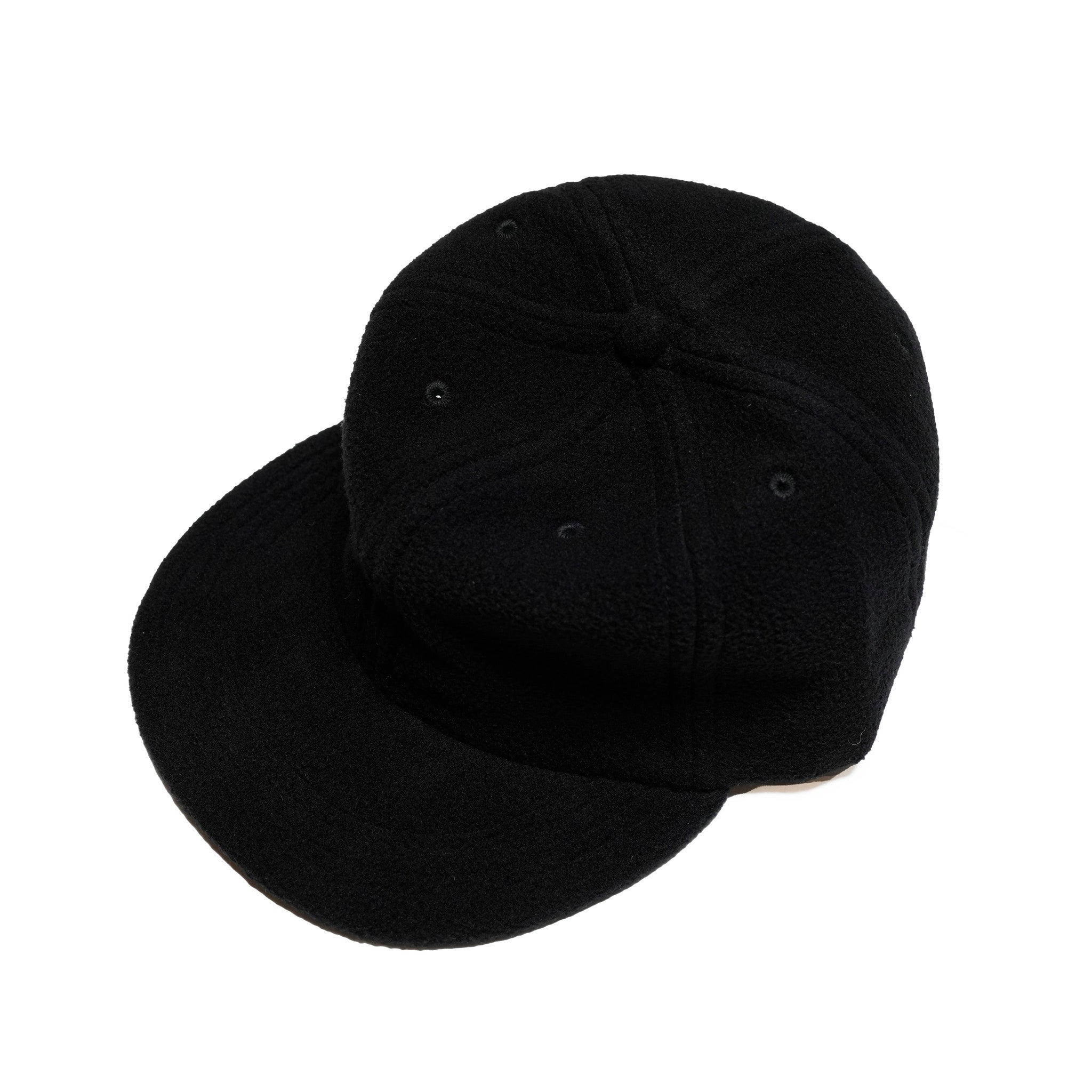 *Polar Fleece B.B. Caps / Made In USA | Color:Black/Navy【NOBRAND】