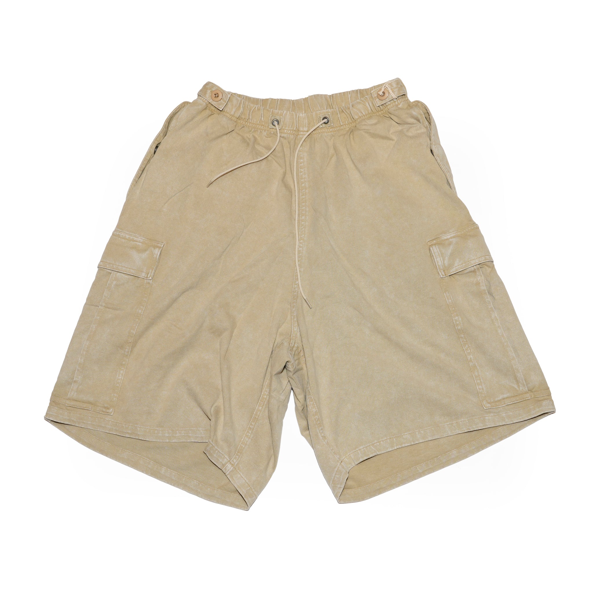 Randy shorts  t-cloth V.D | Easy Trousers Shorts | Color_Faded Ivory | No_cz-imst-293_faded ivory【IMPRESTORE_インプレストア】