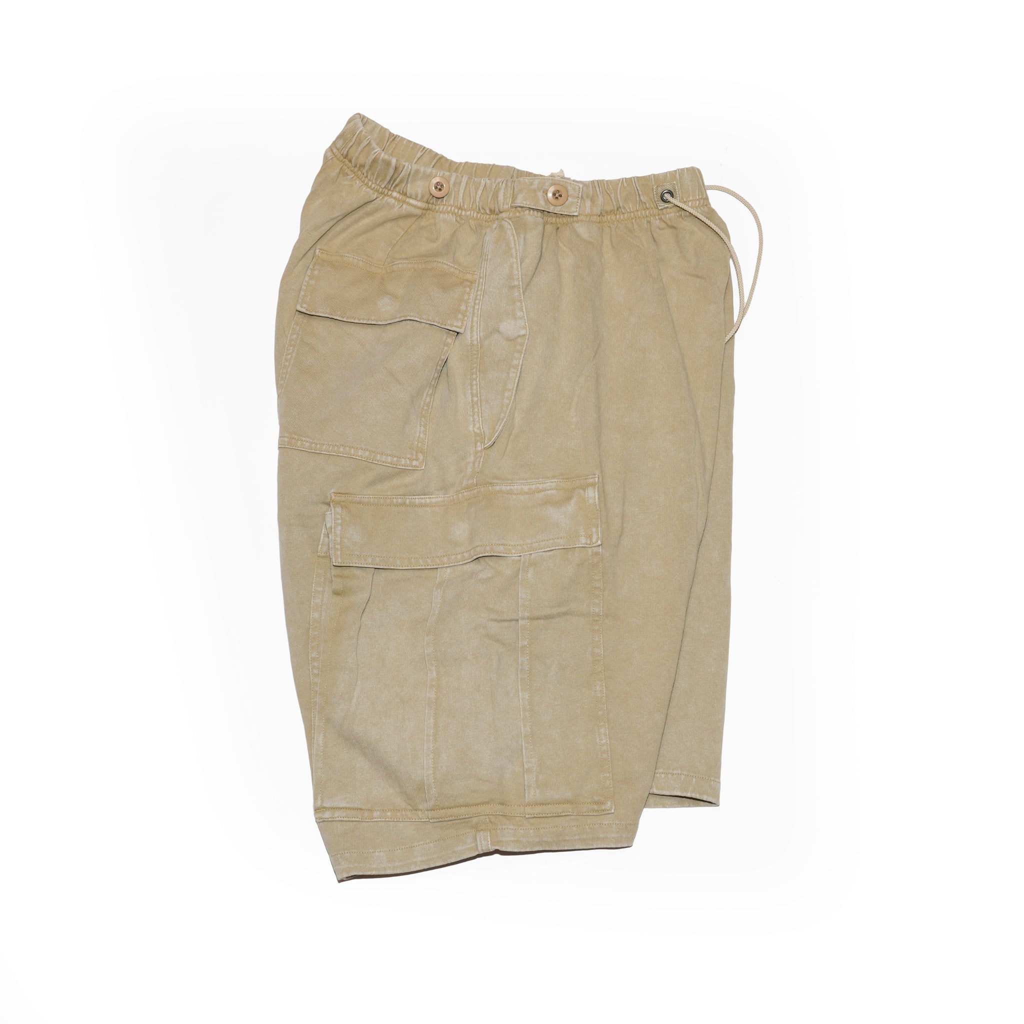 Randy shorts  t-cloth V.D | Easy Trousers Shorts | Color_Faded Ivory | No_cz-imst-293_faded ivory【IMPRESTORE_インプレストア】