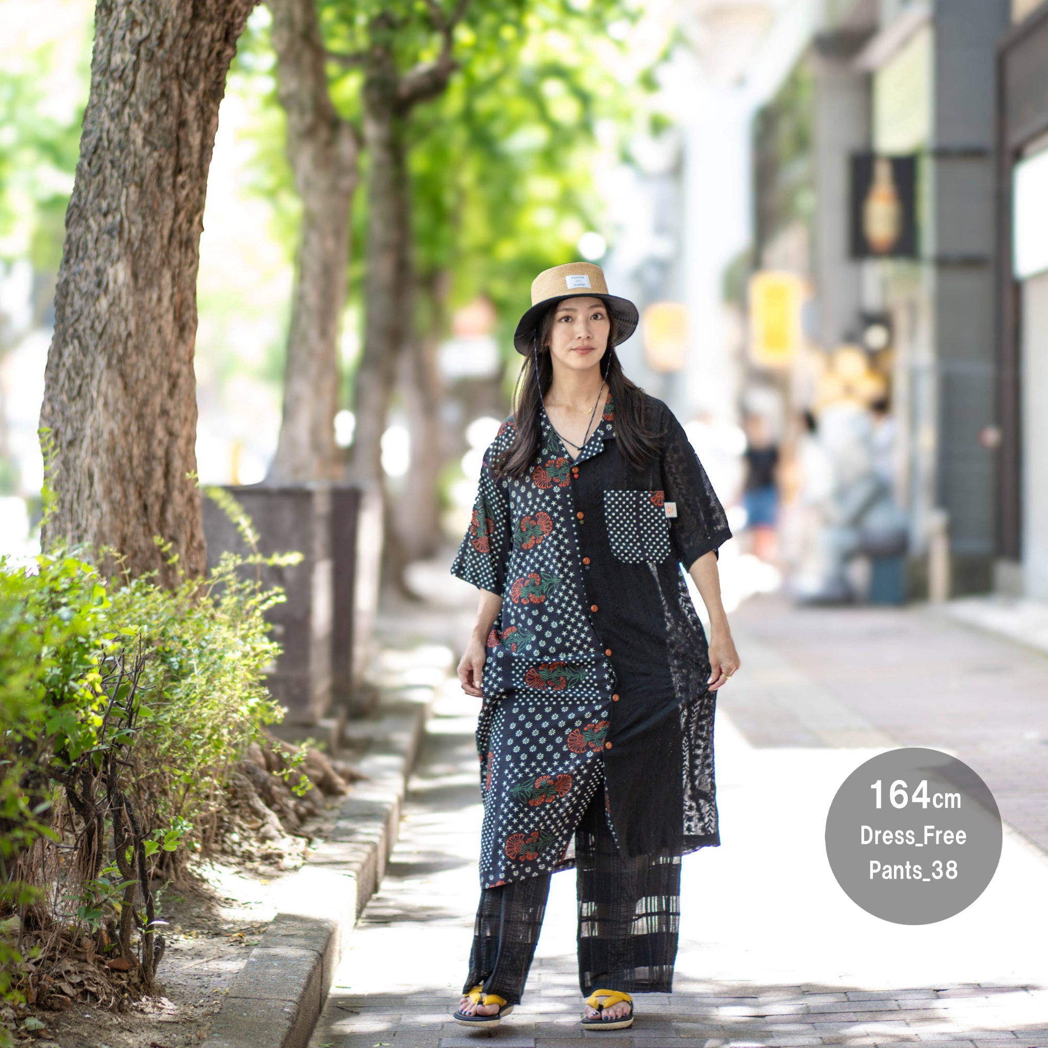 G62203_BK | VINTAGE PATCHWORK LONG SHIRT-BK | COlor:Black【GORT_ゴート】