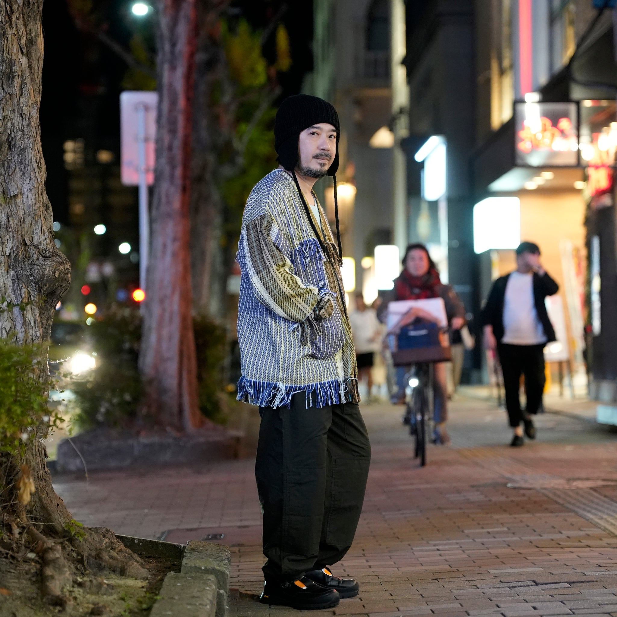PIMA CARDIGAN | Color_CHECK | No_J0764008【NASNGWAM_ナスングワム】