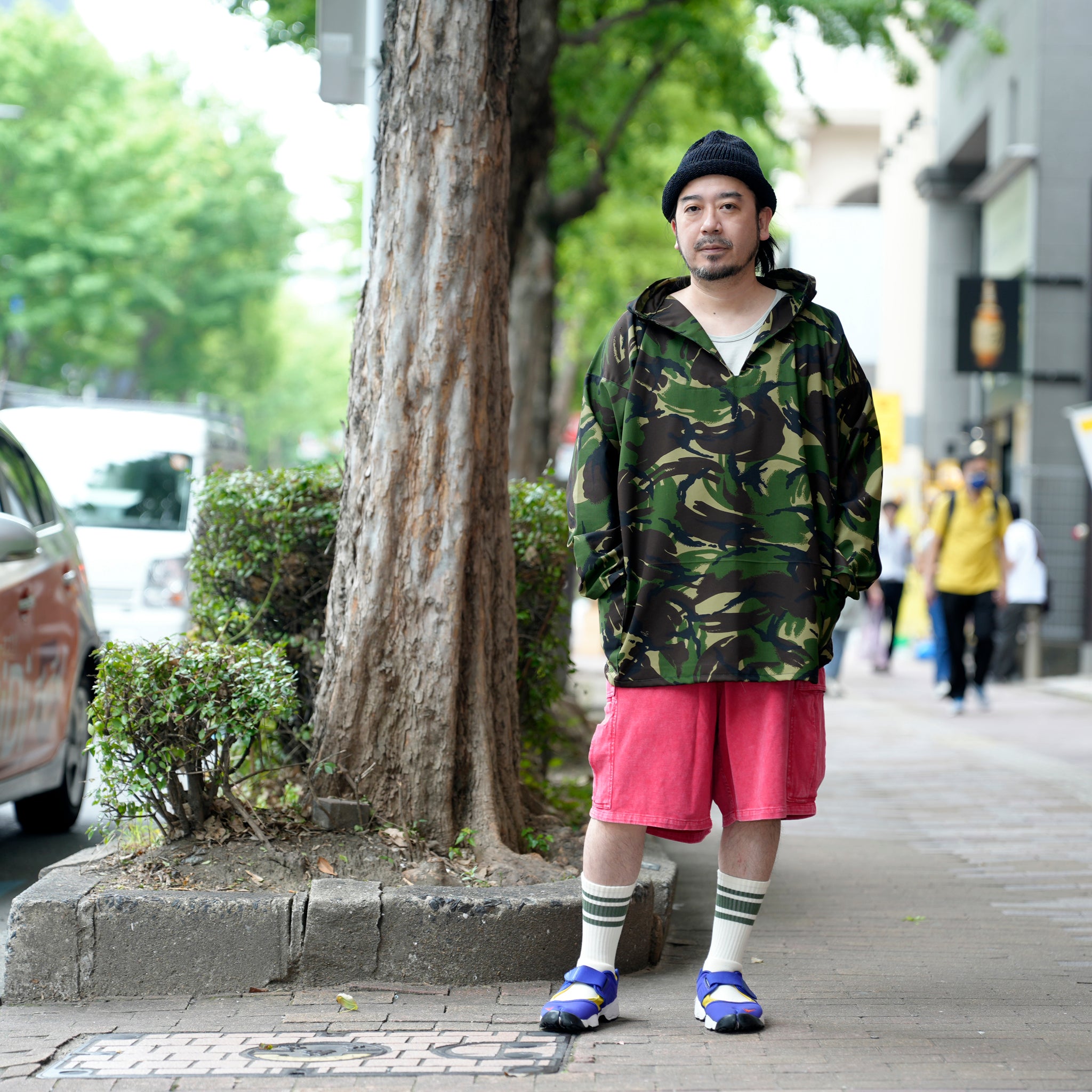Hood Smocks Side POcket_Nato Camo | Hood Smocks Sise Pk | Color:Nato Camo【NEWLYN SMOCK】