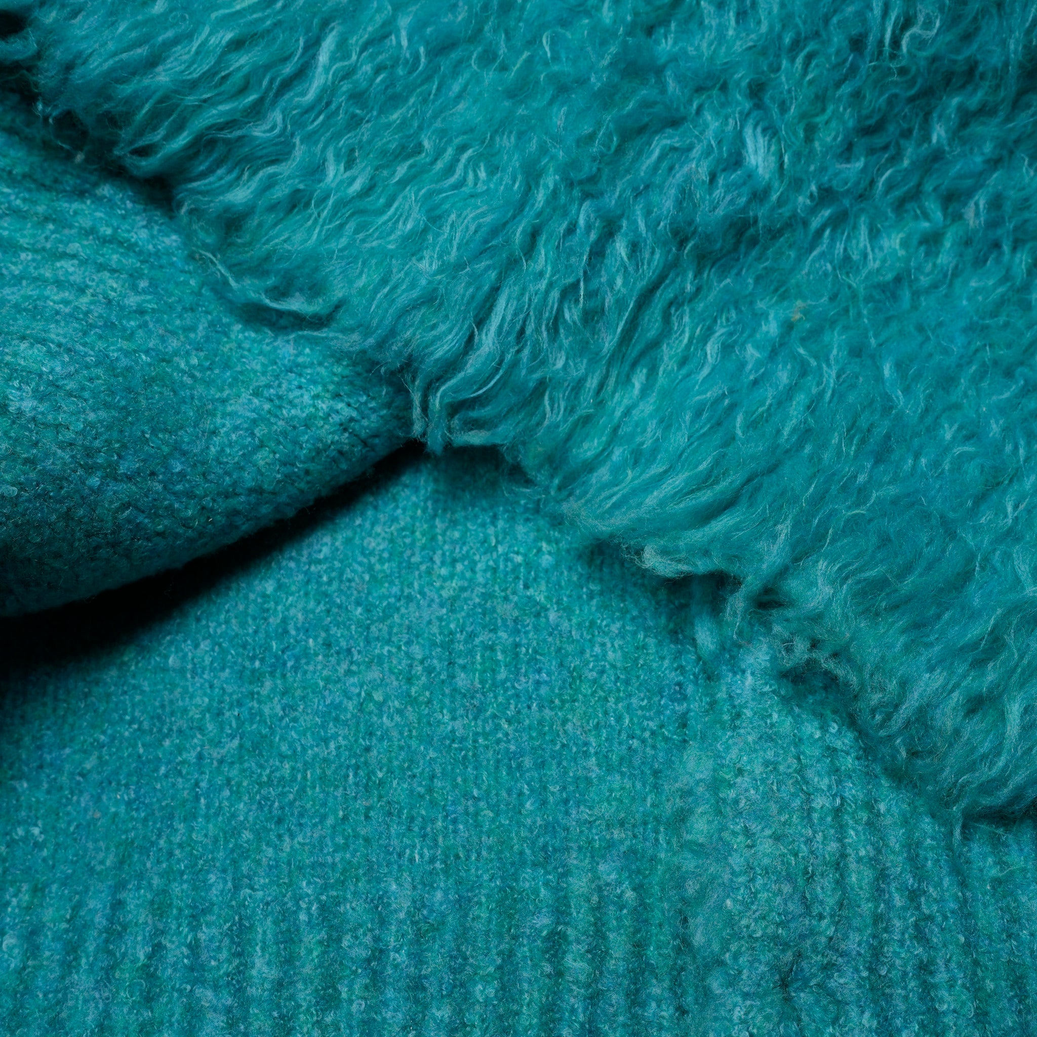 Monster Knit Cardigan | Color:Turquoise | Size:Big【AMBERGLEAM_アンバーグリーム】| 1231141113