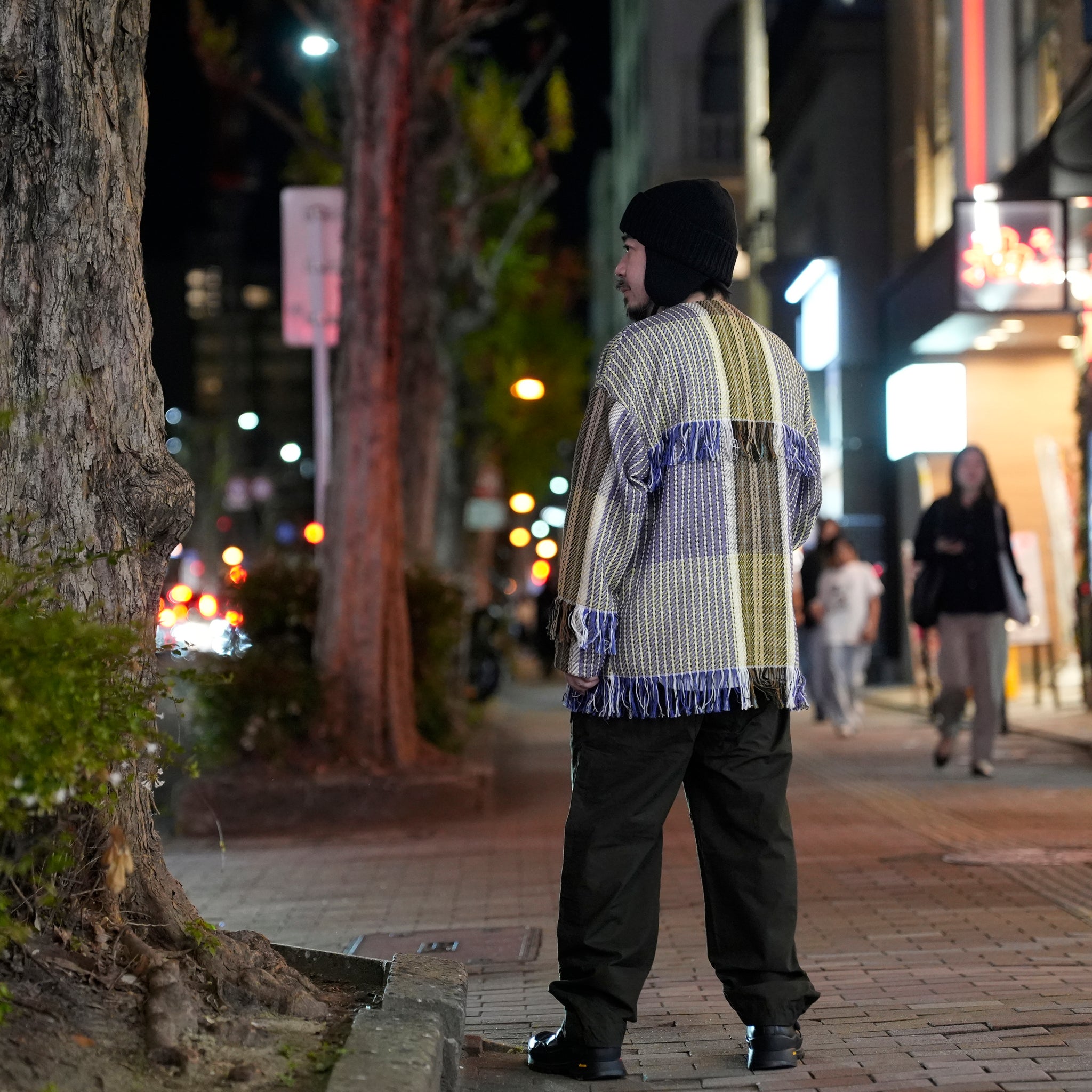PIMA CARDIGAN | Color_CHECK | No_J0764008【NASNGWAM_ナスングワム】