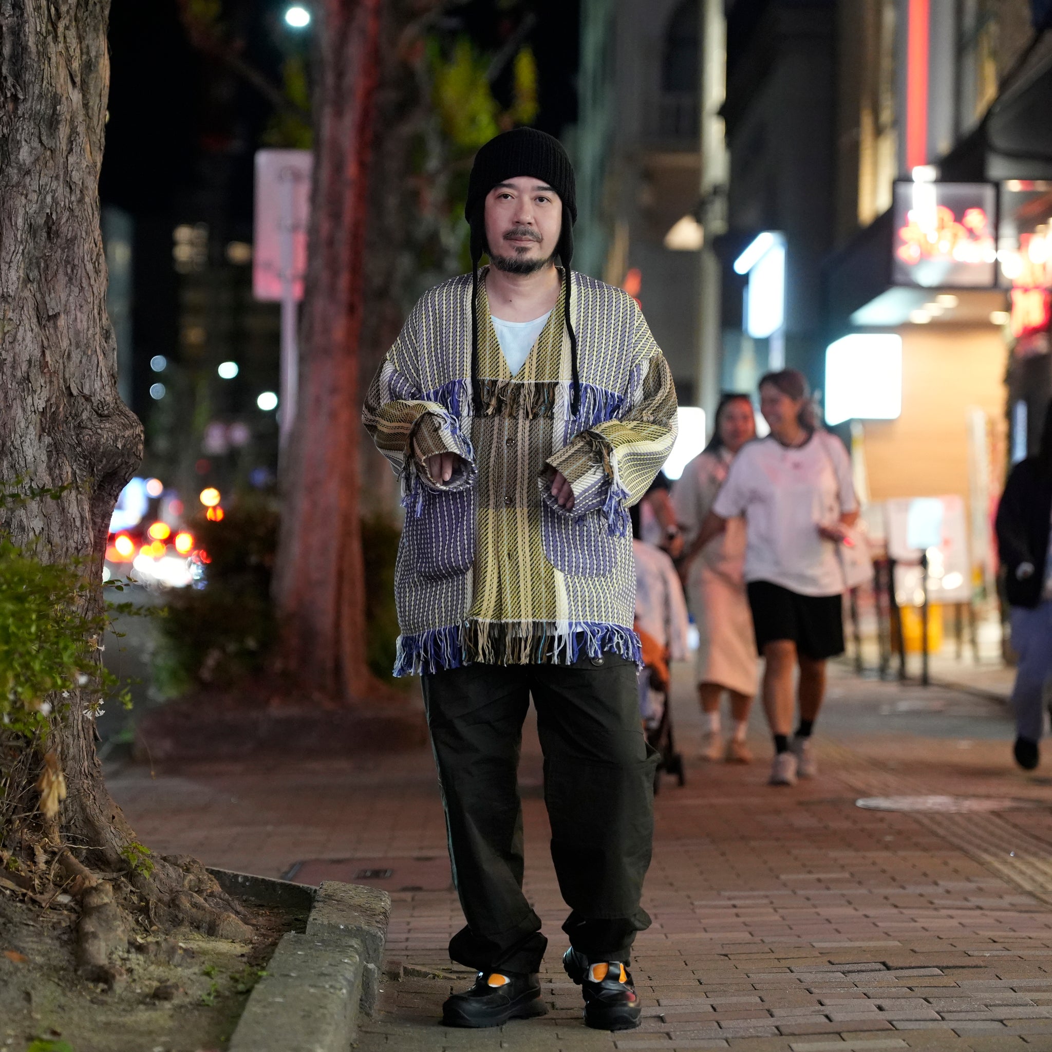 PIMA CARDIGAN | Color_CHECK | No_J0764008【NASNGWAM_ナスングワム】
