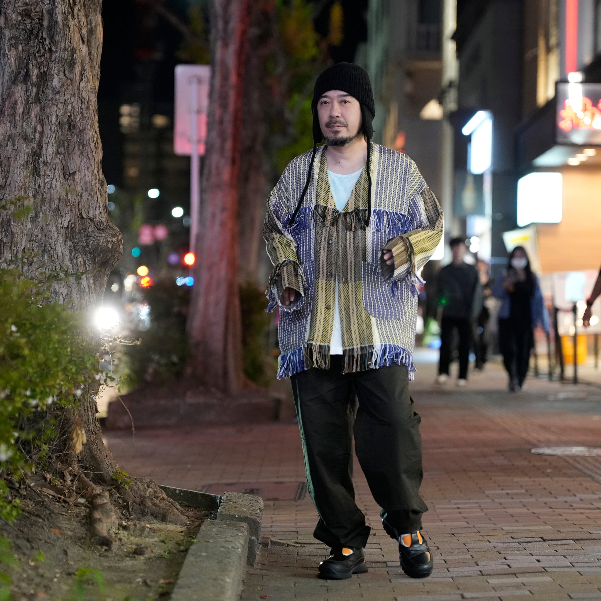 PIMA CARDIGAN | Color_CHECK | No_J0764008【NASNGWAM_ナスングワム】