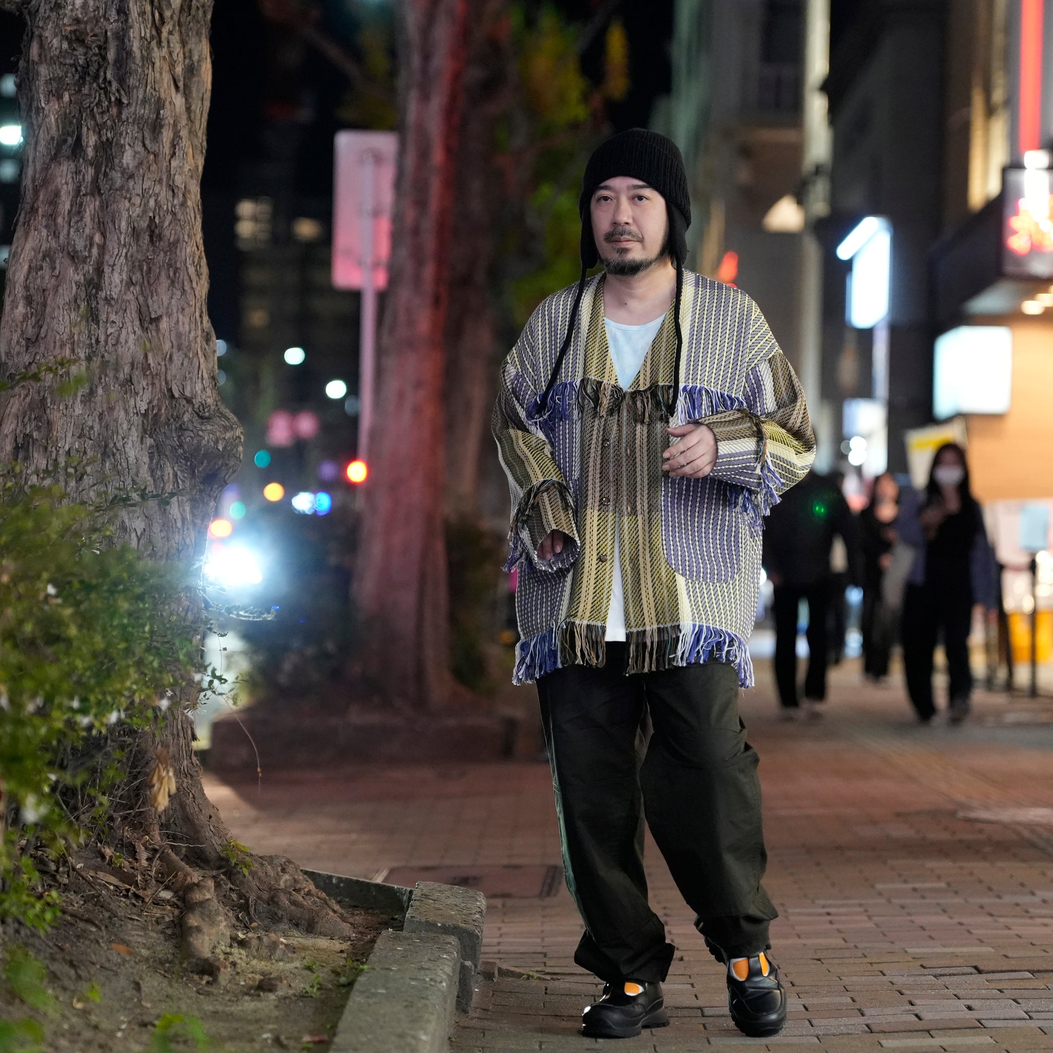 PIMA CARDIGAN | Color_CHECK | No_J0764008【NASNGWAM_ナスングワム】