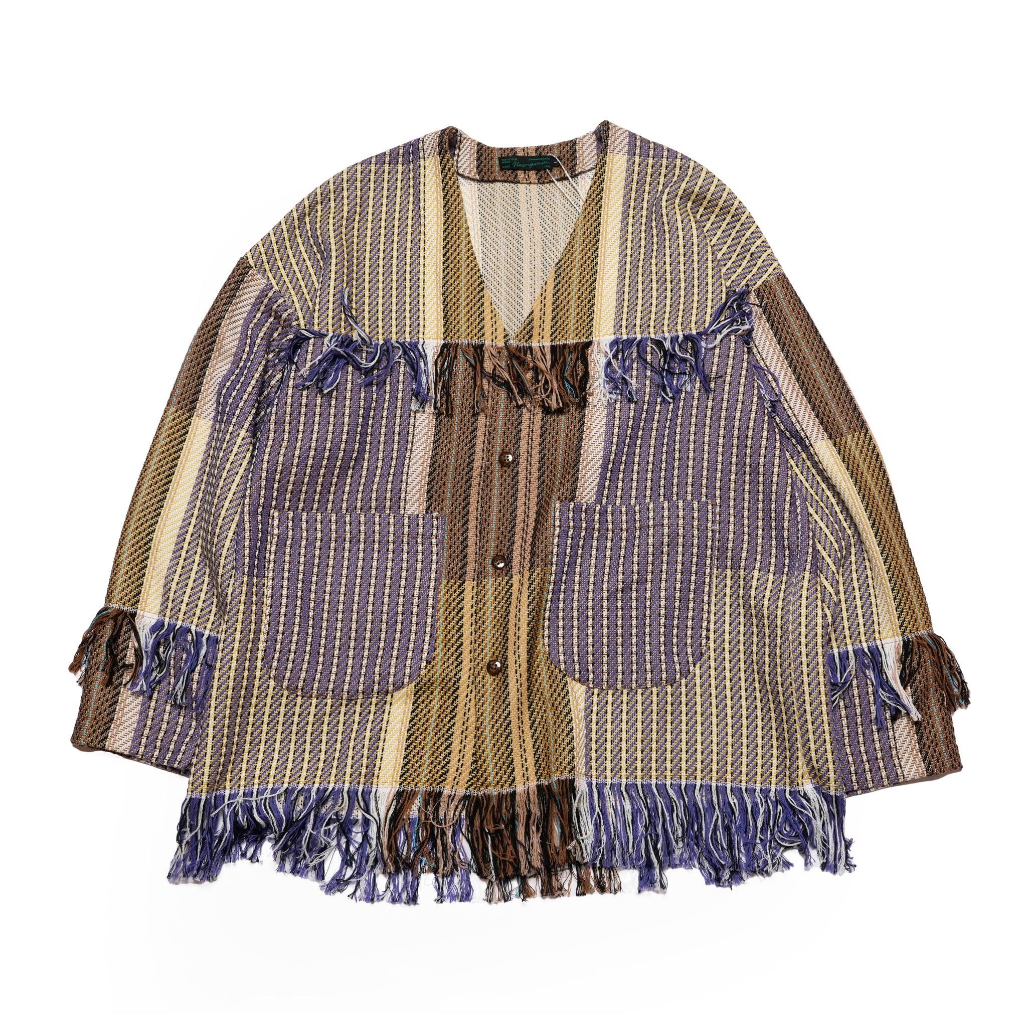 PIMA CARDIGAN | Color_CHECK | No_J0764008【NASNGWAM_ナスングワム】