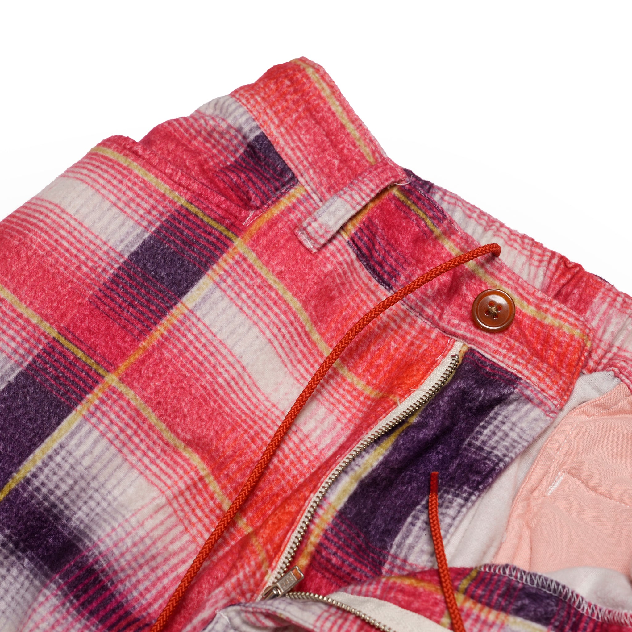 Lloyd | Printed flannel pajama pants | Color:RED-Navy | No:CZ-ImSt-365_red-yellow【IMPRESTORE_インプレストア】