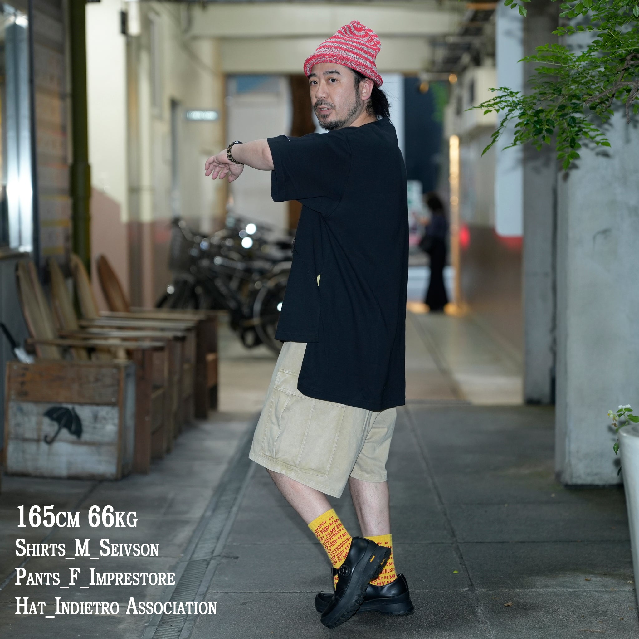 SNS24-RE-T02 | SeRE：FYI tee -BLACK 【SEIVSON_セイブソン】