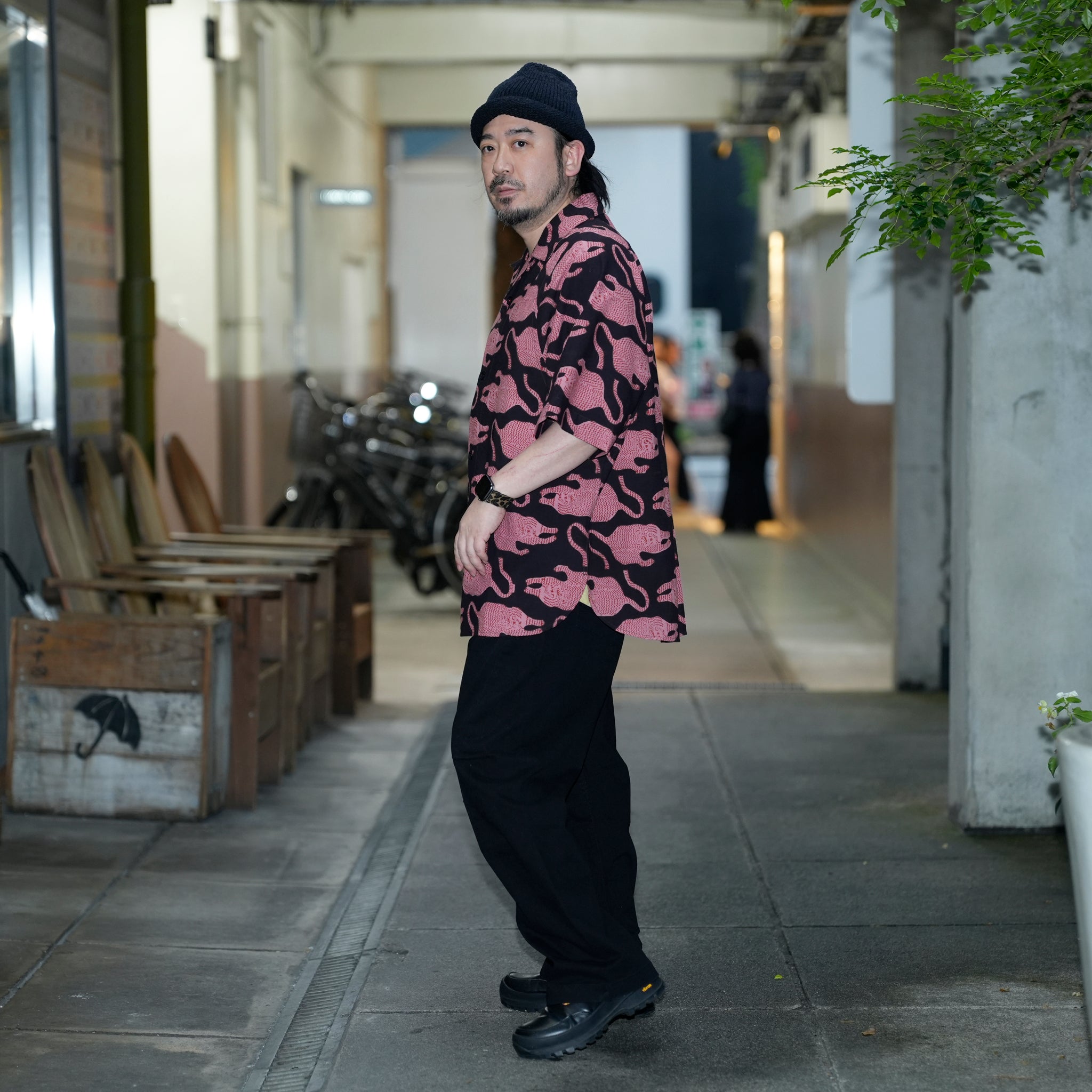 YUSUKE_Block Print Bp69 Coral |  | Color:Block Print Bp69 Coral【KARDO_カルド】