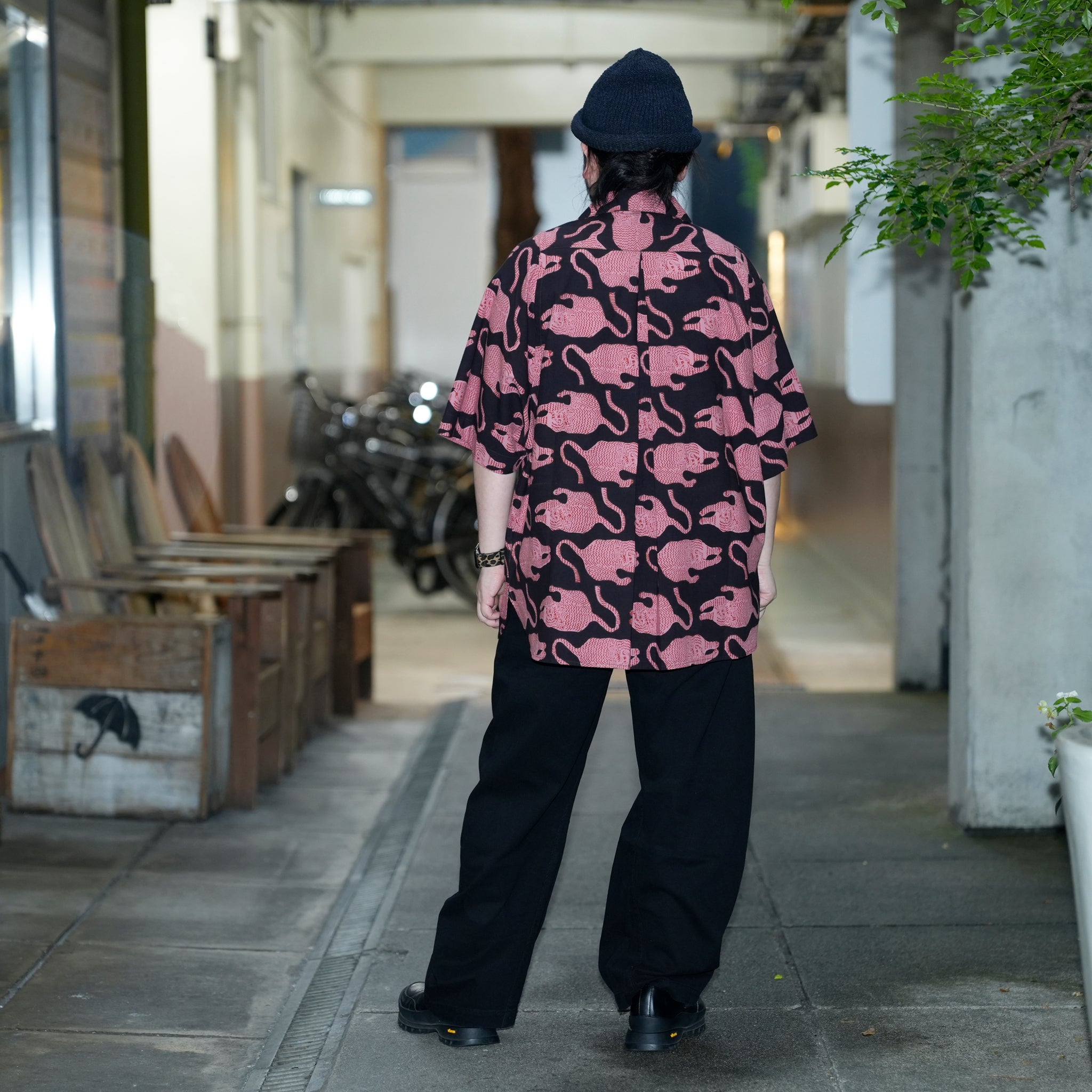 YUSUKE_Block Print Bp69 Coral |  | Color:Block Print Bp69 Coral【KARDO_カルド】