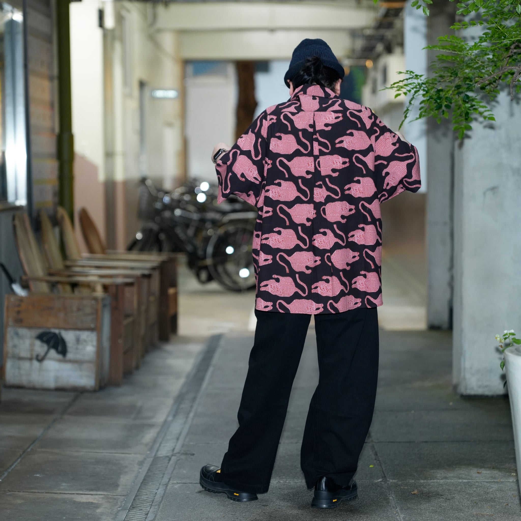 YUSUKE_Block Print Bp69 Coral |  | Color:Block Print Bp69 Coral【KARDO_カルド】