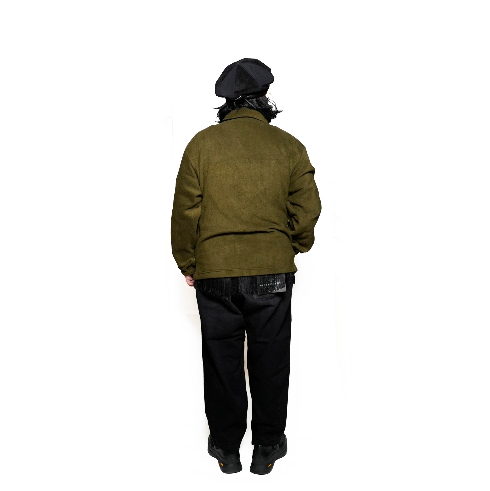 F25A | Fleece Pach JKT | Color:Khaki-Black【SPRING MOUNTAIN＿スプリングマウンテン】