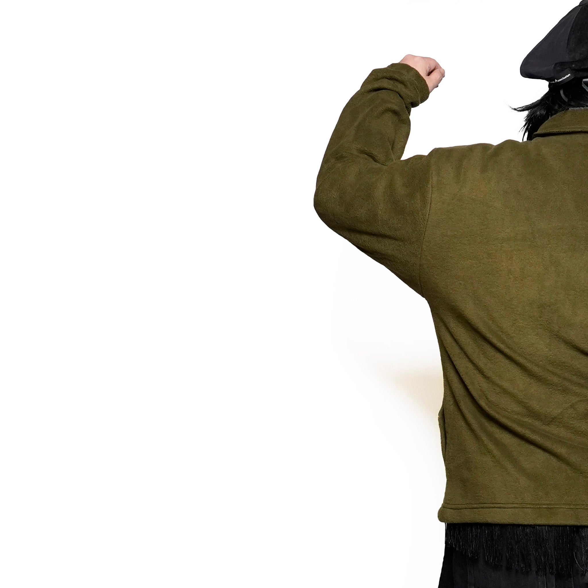 F25A | Fleece Pach JKT | Color:Khaki-Black【SPRING MOUNTAIN＿スプリングマウンテン】