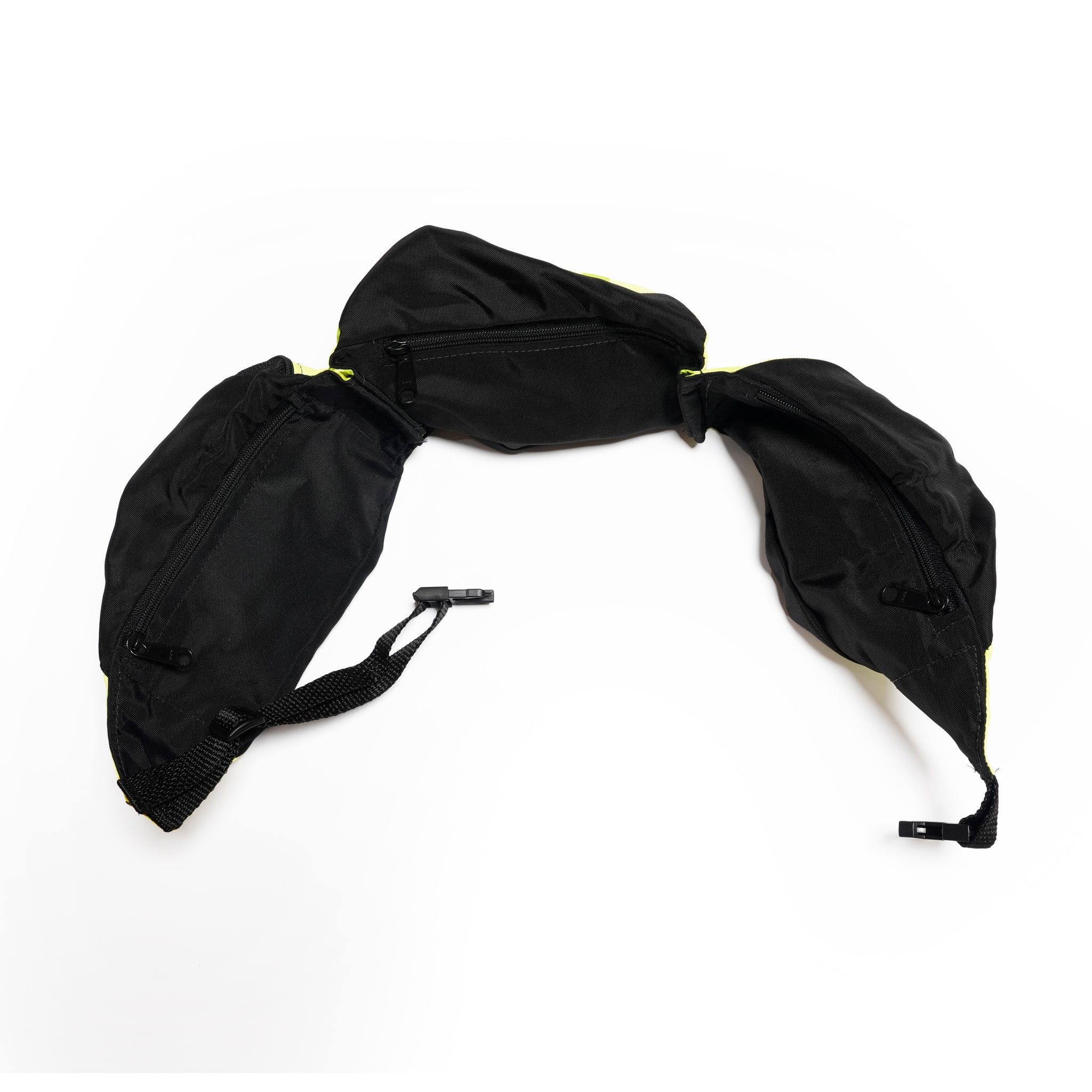 _3 Connection_All Yellow | =RE-MAKE HIP BAG= | Color:3 Yellow【DEAD STOCK BAG】