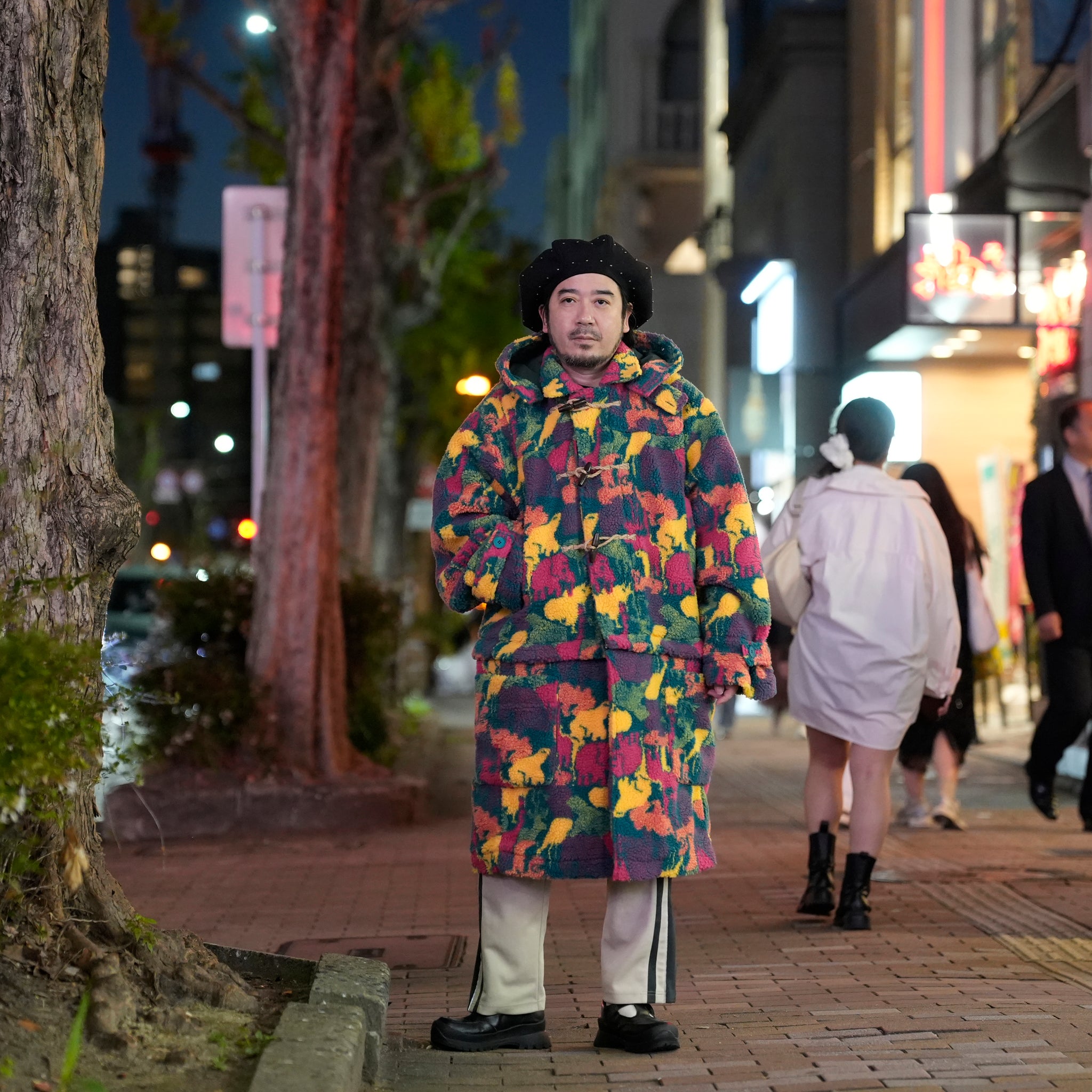 ダイナソー2WAYダッフルコート | Color_Multi | No_opizi255009