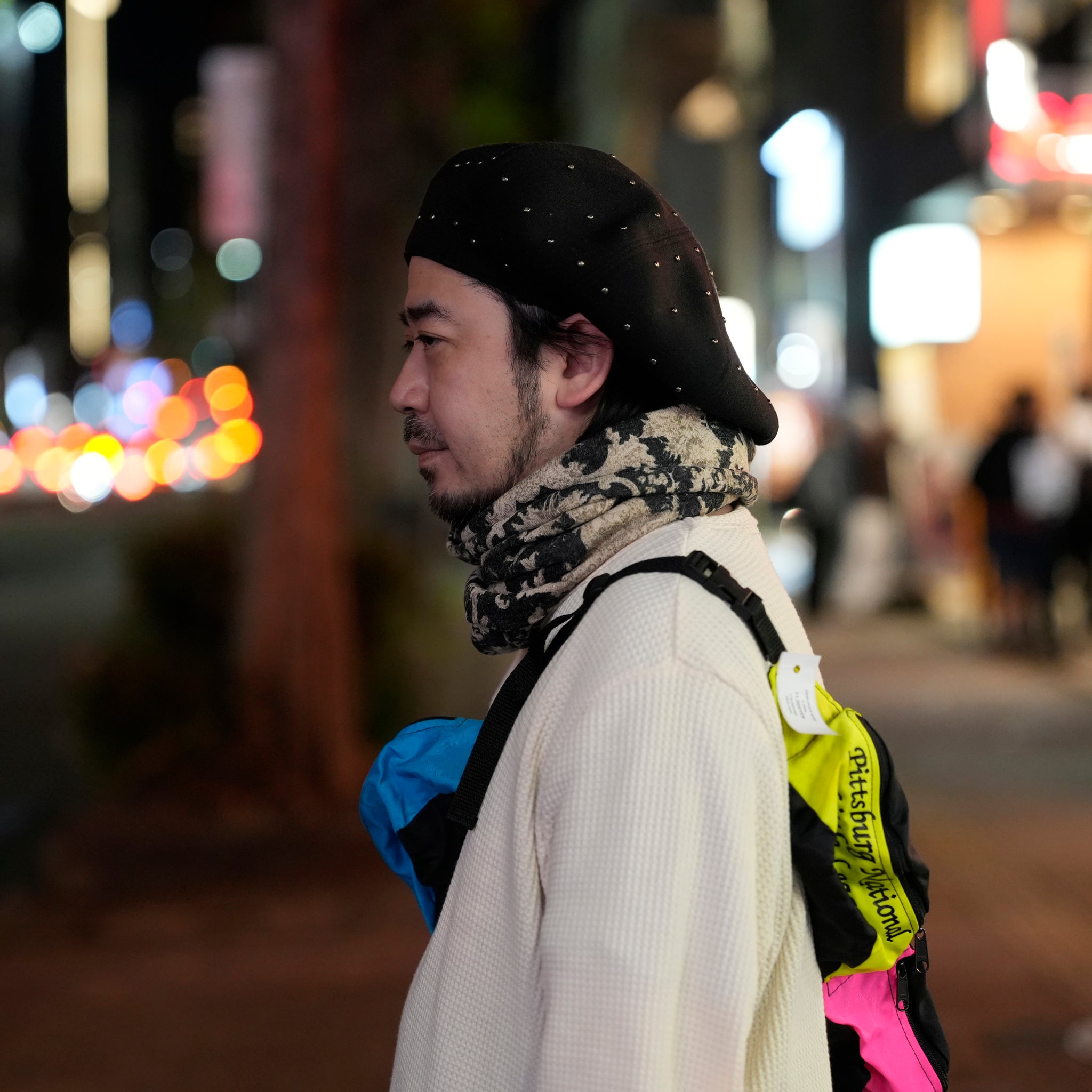 901T-1886 | Name:MAGNIFICENT SNOOD / DARK-CHARCOAL【QUOLT_クオルト】