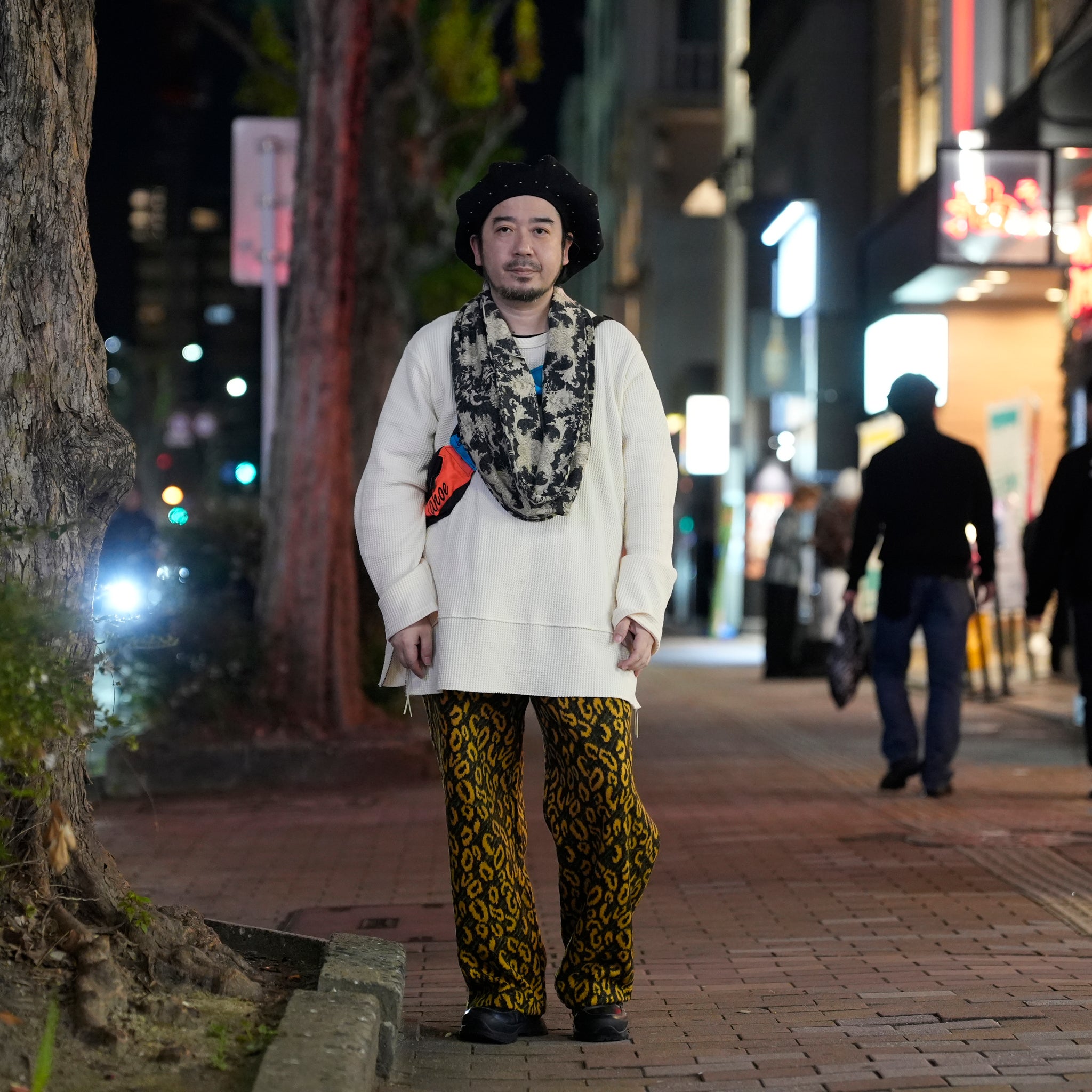 901T-1886 | Name:MAGNIFICENT SNOOD / DARK-CHARCOAL【QUOLT_クオルト】