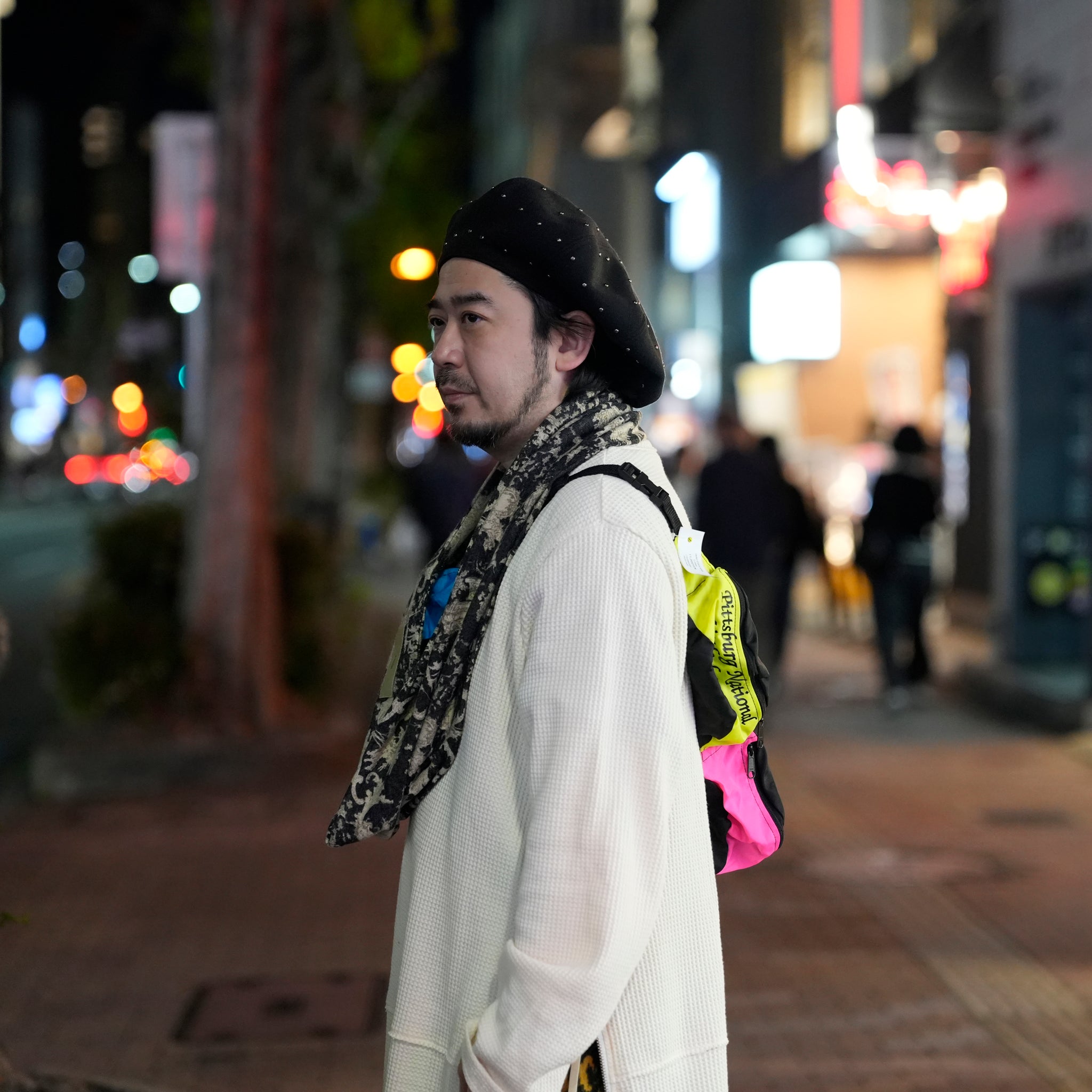 901T-1886 | Name:MAGNIFICENT SNOOD / DARK-CHARCOAL【QUOLT_クオルト】