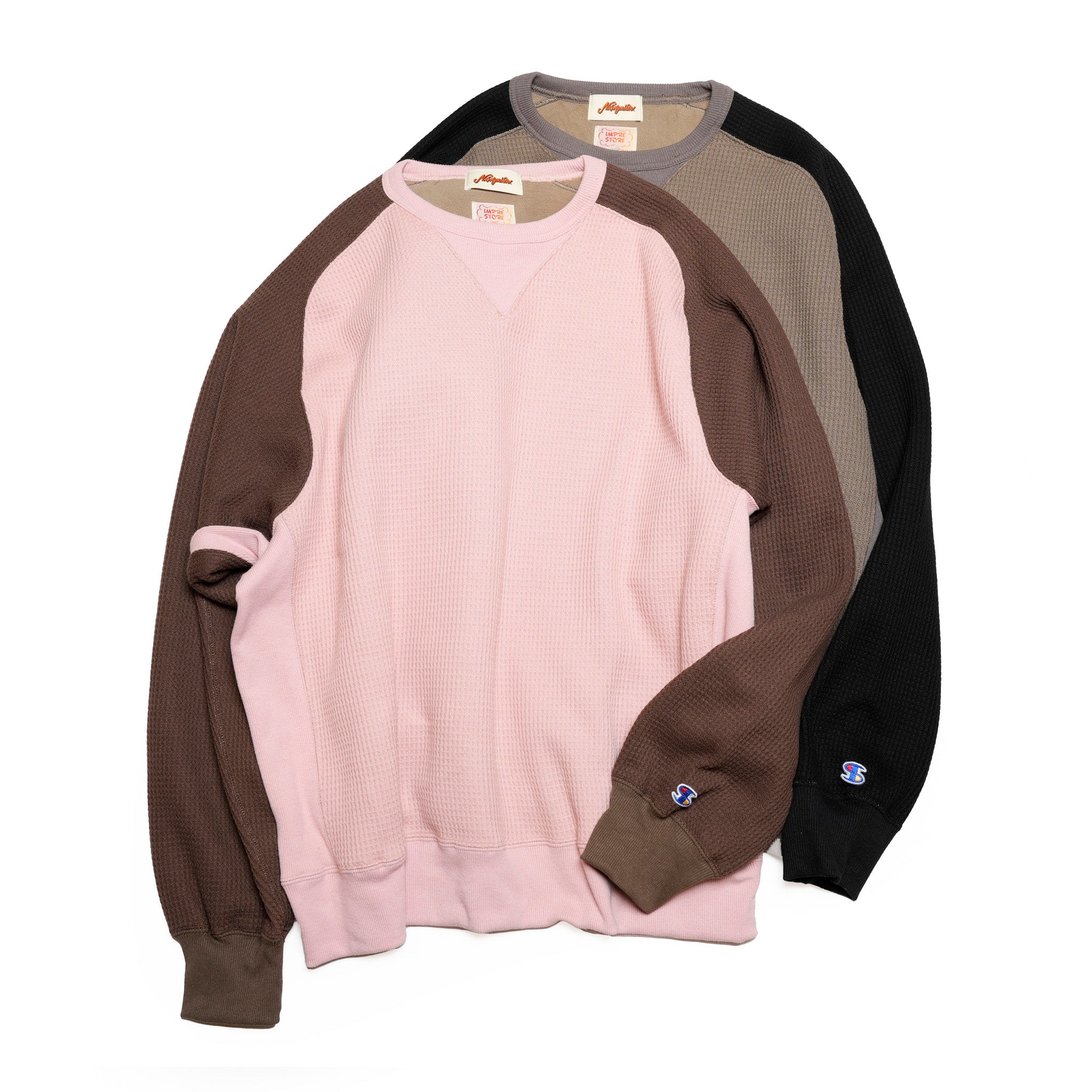 CZ-ImSt-286N | 極暖freedom sweat | Color:*Pink/Brown*Mocha brown/Black【IMPRESTORE_インプレストア】【NASNGWAM_ナスングワム】