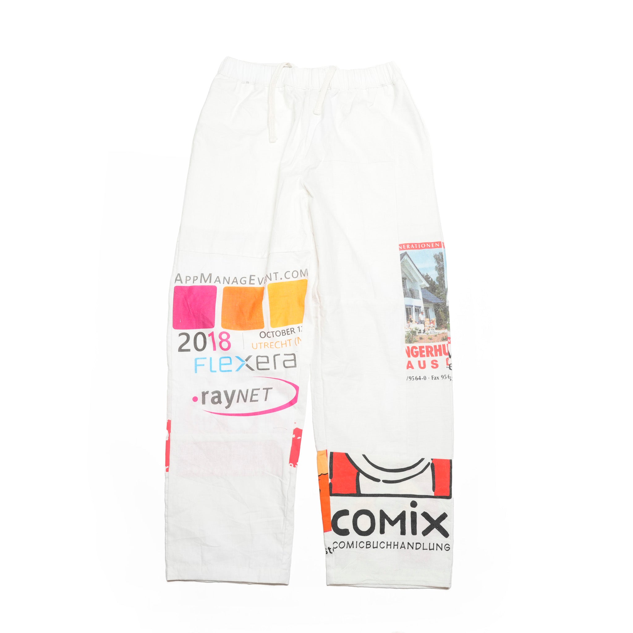 MR-2407662_A | ToteBag Patchwork Easy Pants | Color:A |  Size:2【Mr. Remake Man】