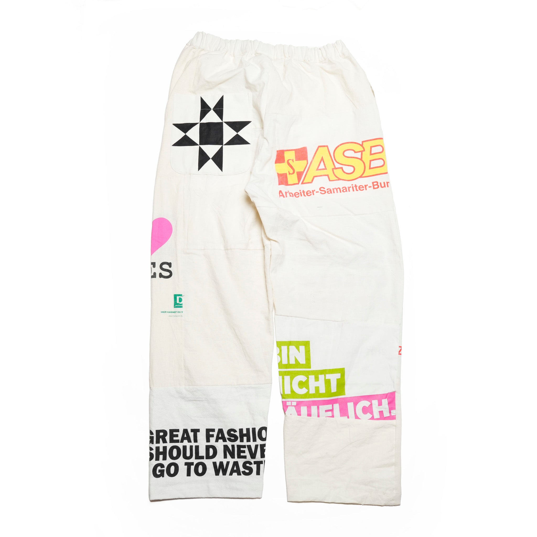 MR-2407662_B | ToteBag Patchwork Easy Pants | Color:B |  Size:2【Mr. Remake Man】