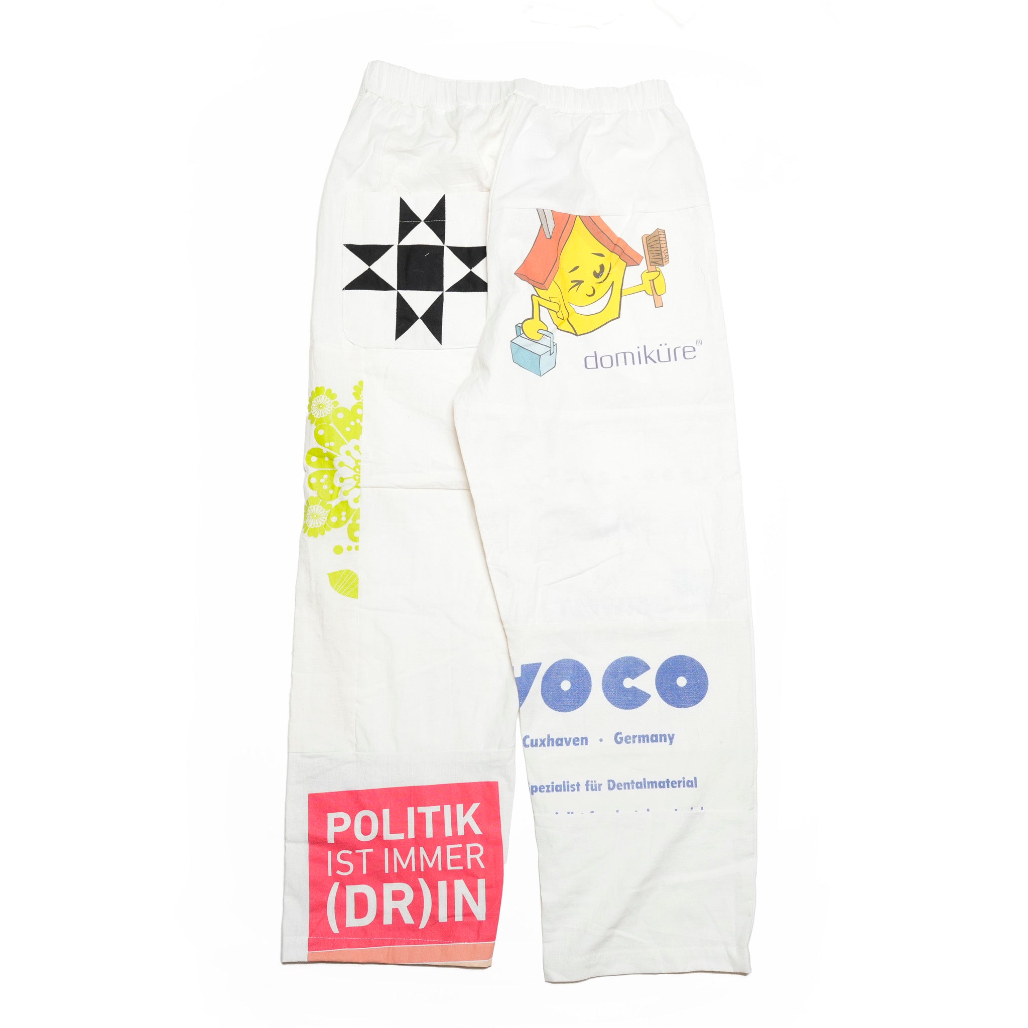 MR-2407662_C | ToteBag Patchwork Easy Pants | Color:C |  Size:2【Mr. Remake Man】