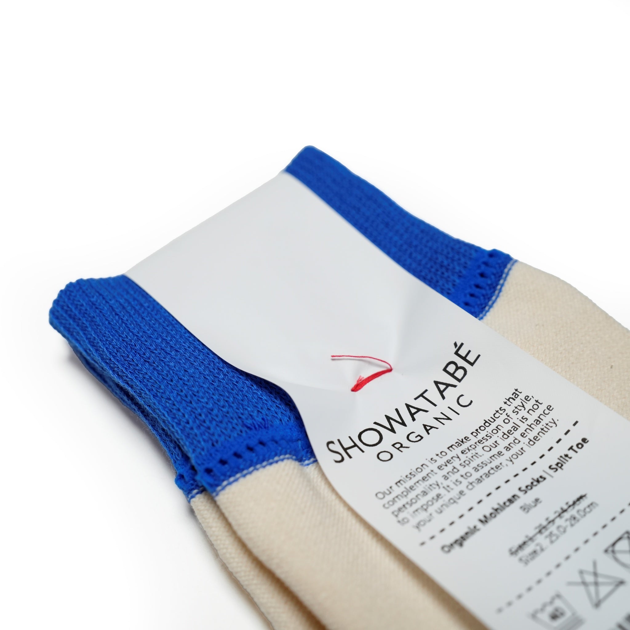 org-07_b | Organic Mohican Socks | Split-Toe | Blue 【DECKA BRÚ NA BÓINNE】【ネコポス選択可能】