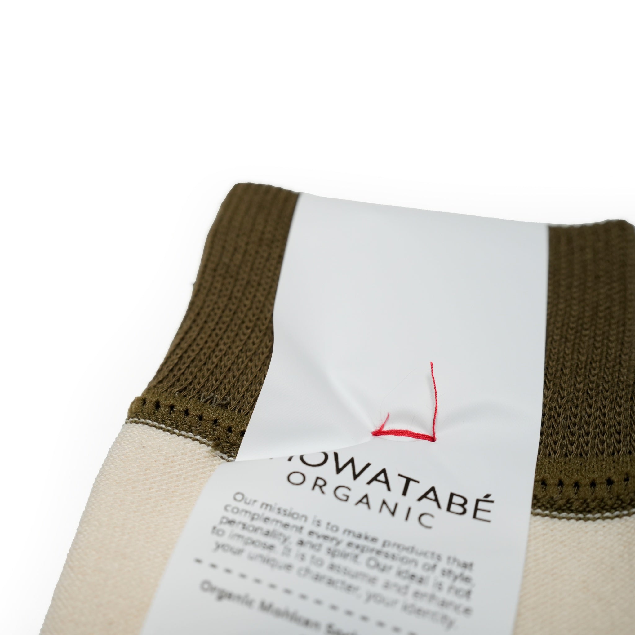 org-07_o | Organic Mohican Socks | Split-Toe | Olive 【DECKA BRÚ NA BÓINNE】【ネコポス選択可能】