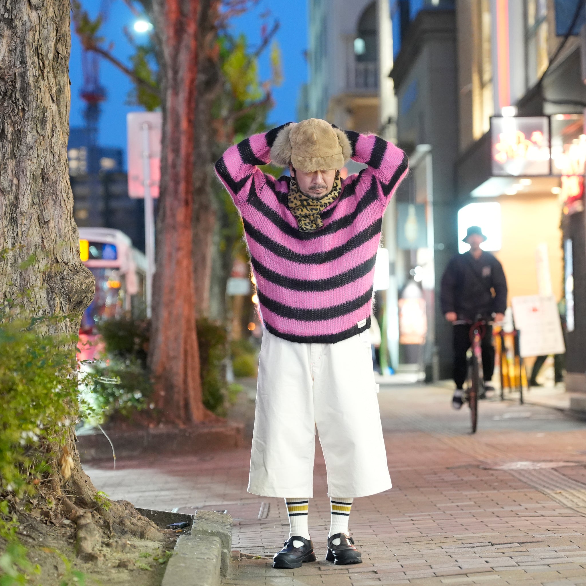 Painter pants -Quarter Length | Color_4 stich colors | No_CBC-ImSt-18【IMPRESTORE_インプレストア】