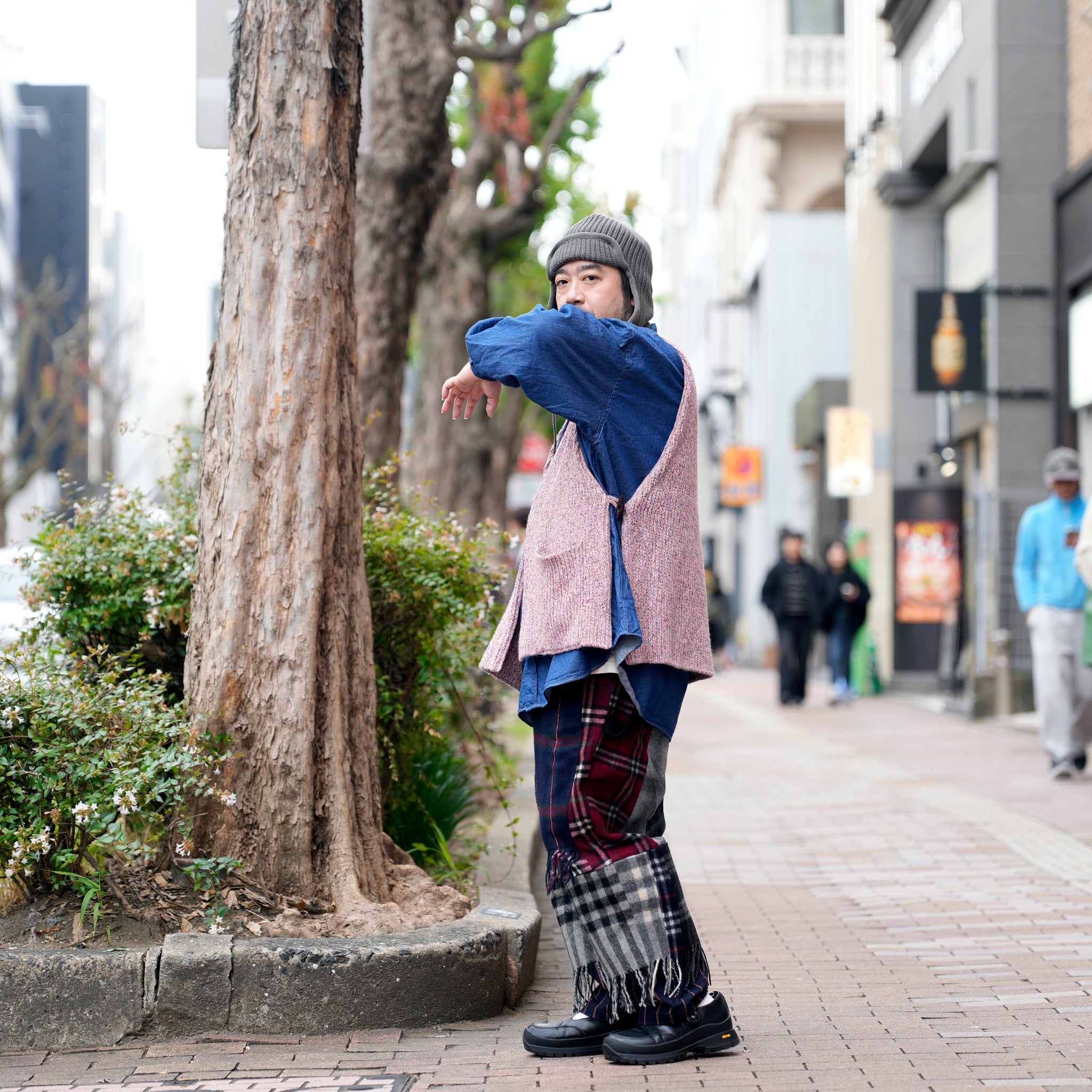 GRAIN VEST | Color_03-Pink | No_k0769202_03-pink【NASNGWAM_ナスングワム】