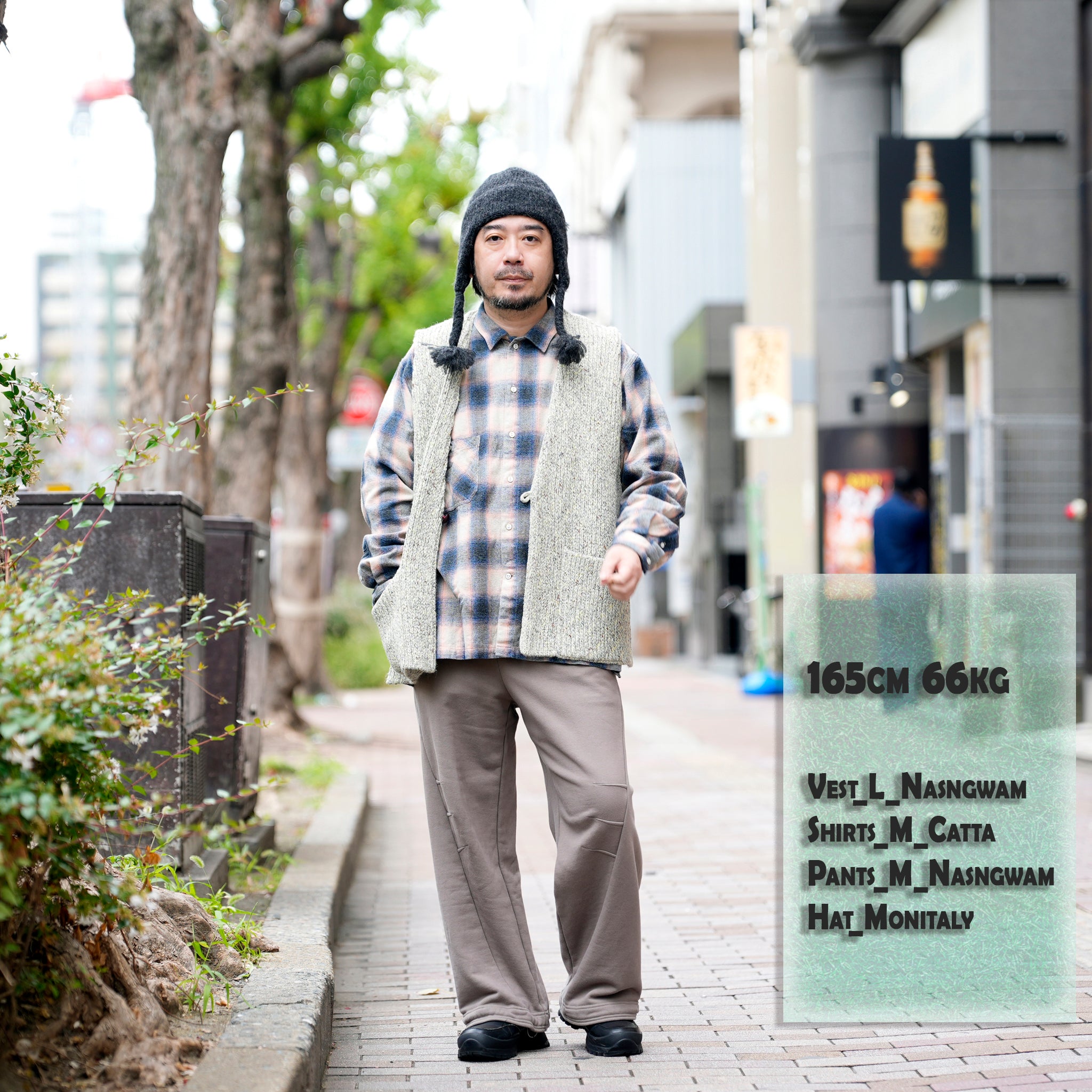 GRAIN VEST | Color_02-Sage Green | No_k0769202_02-sage green【NASNGWAM_ナスングワム】