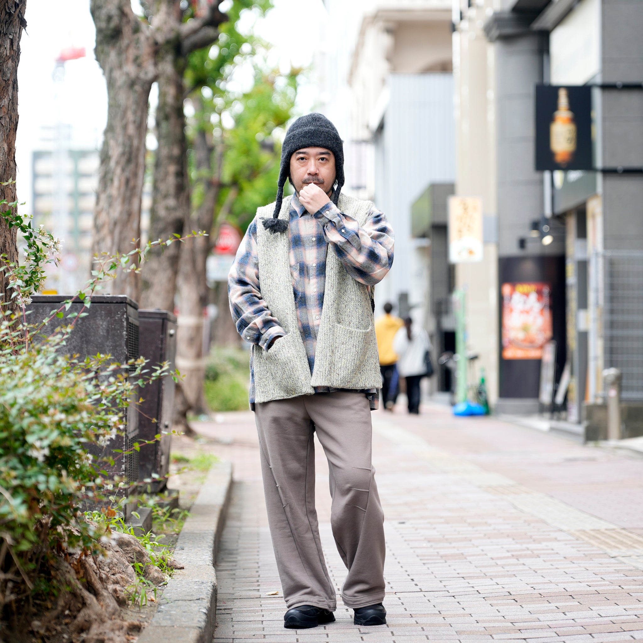 GRAIN VEST | Color_02-Sage Green | No_k0769202_02-sage green【NASNGWAM_ナスングワム】